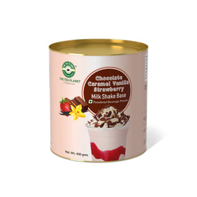Chocolate Caramel Vanilla Strawberry Milkshake Mix - 400 gms