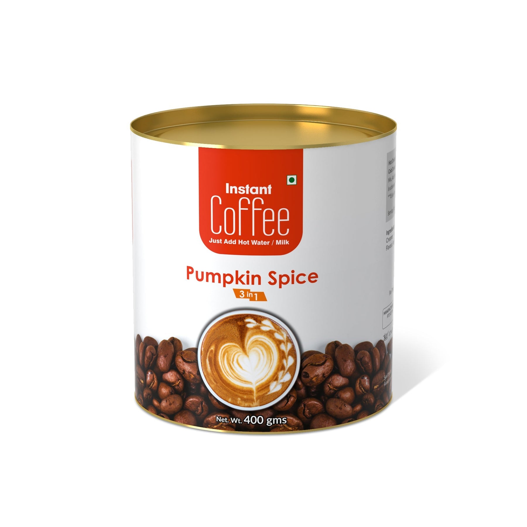 Pumpkin Spice Instant Coffee Premix (3 in 1) - 800 gms