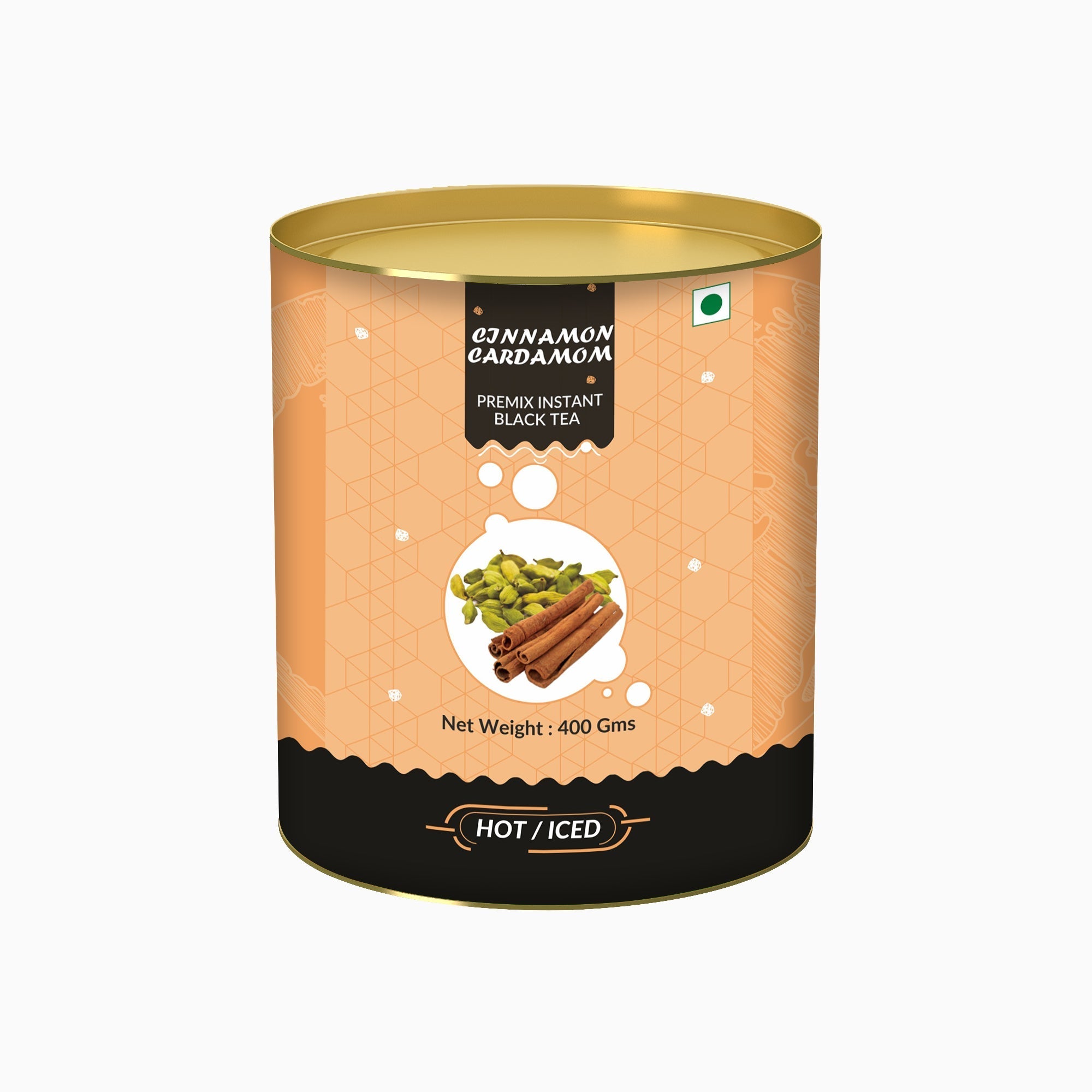 Cinnamon Cardamom Flavored Instant Black Tea - 800 gms