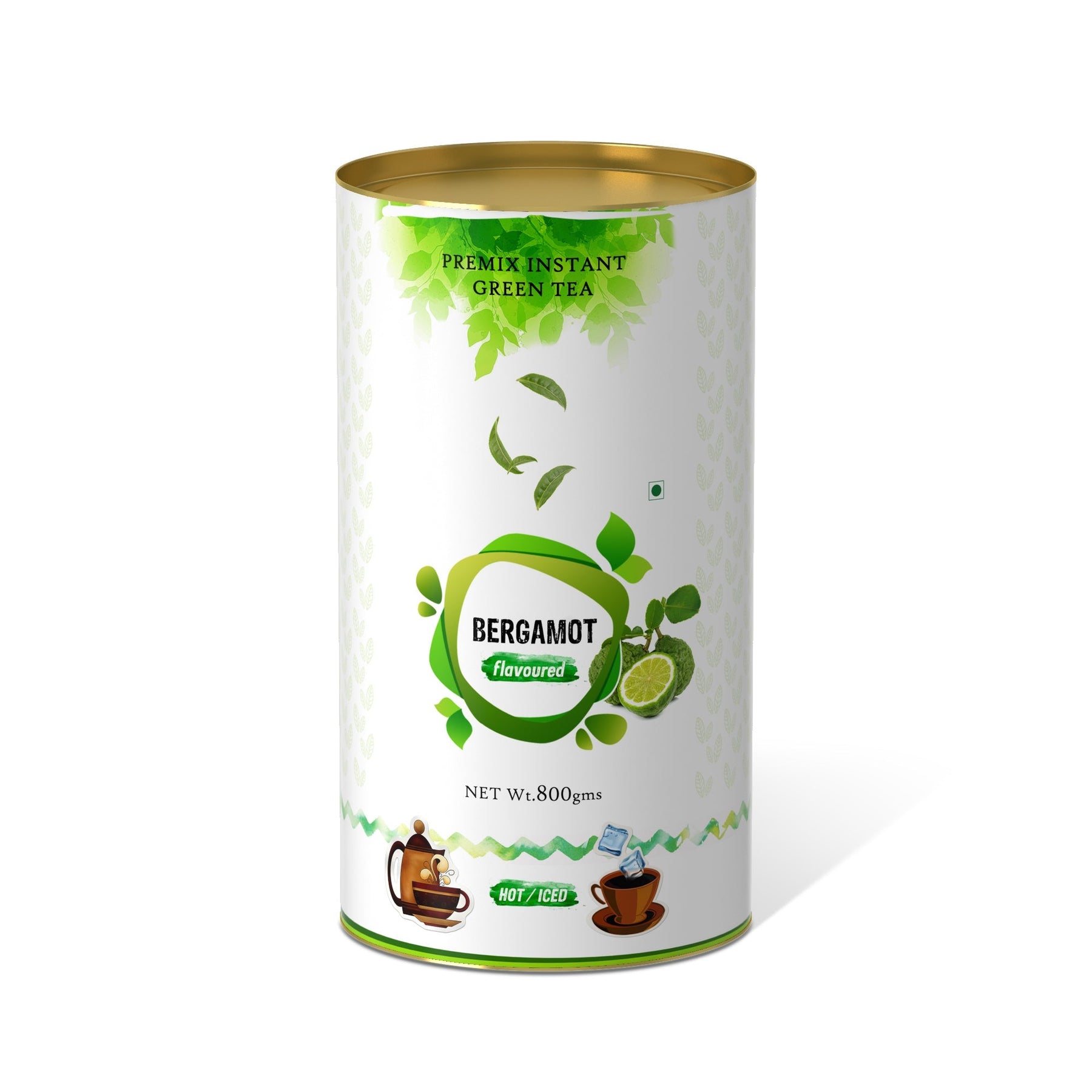 Bergamot Flavored Instant Green Tea - 800 gms