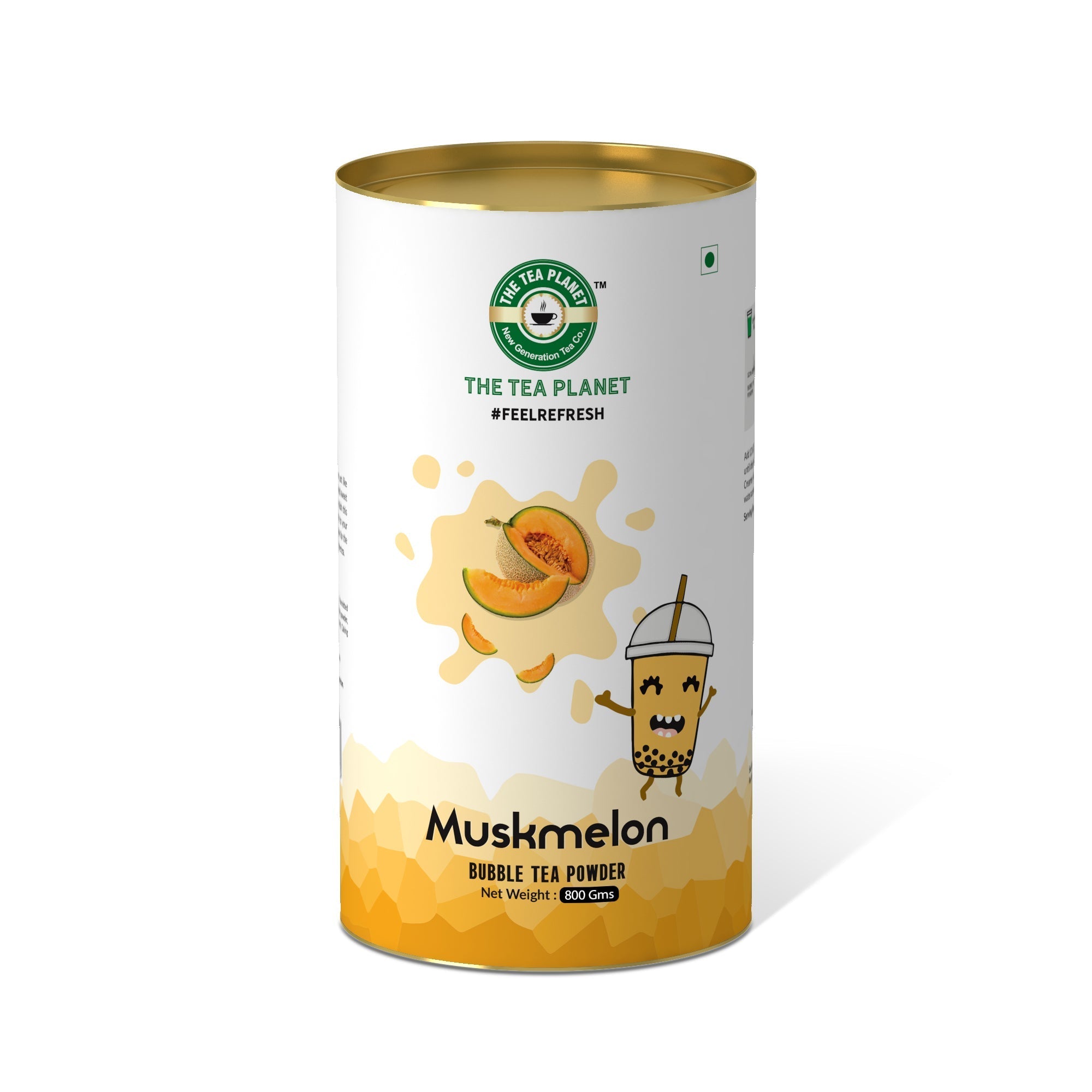 Muskmelon Bubble Tea Premix - 800 gms