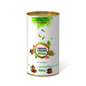 Cinnamon Cardamom Flavored Instant Green Tea - 400 gms