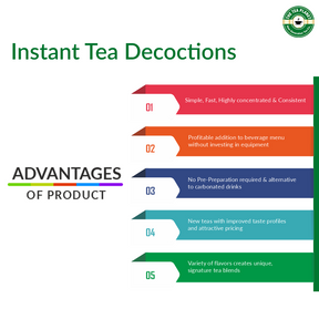 Blueberry Flavored Instant Green Tea - 800 gms