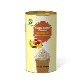Vanilla Banana Caramel Milkshake Mix - 400 gms