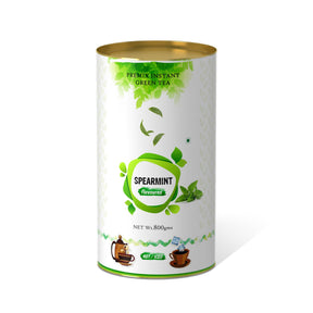 Spearmint Flavored Instant Green Tea - 400 gms