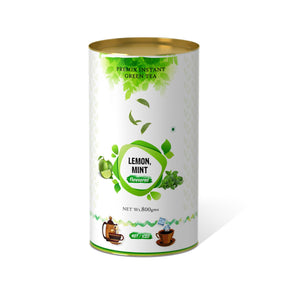 Lemon & Mint Flavored Instant Green Tea - 400 gms