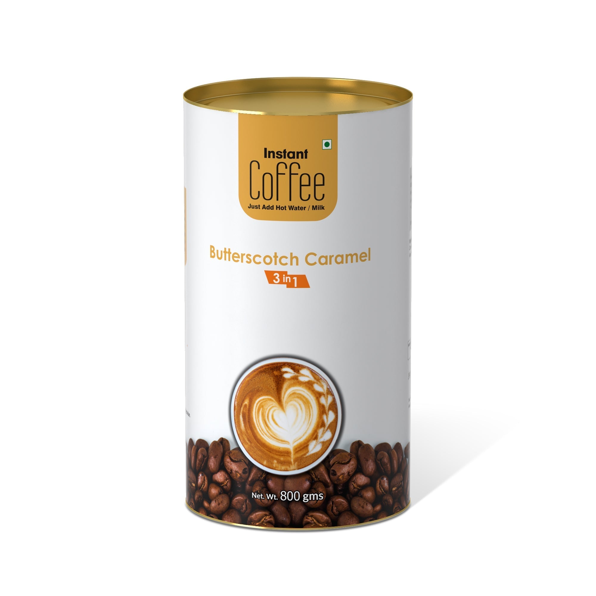 Butterscotch Instant Caramel Coffee Premix (3 in 1) - 800 gms
