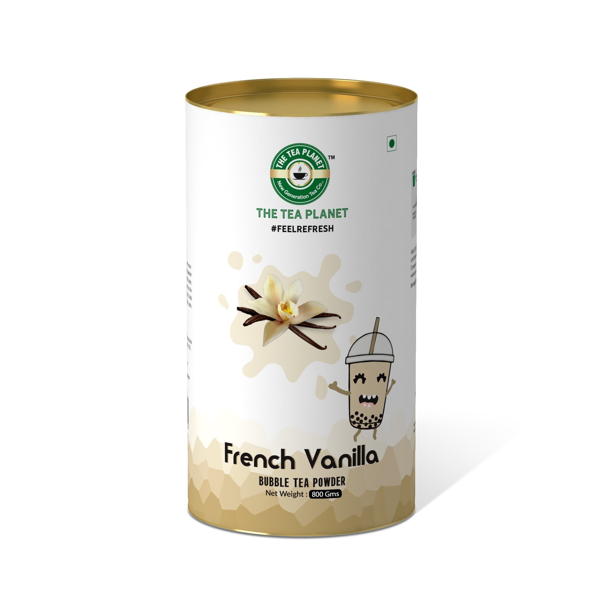 French Vanilla Bubble Tea Premix - 400 gms