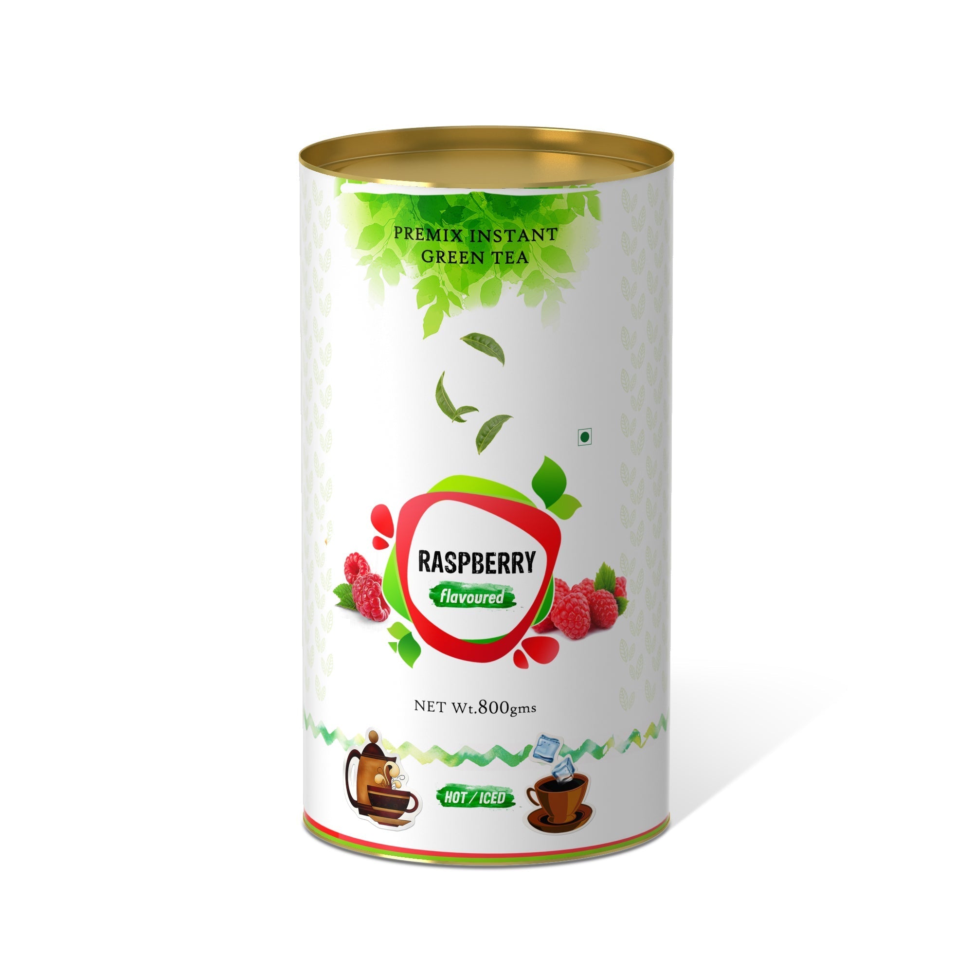 Raspberry Flavored Instant Green Tea