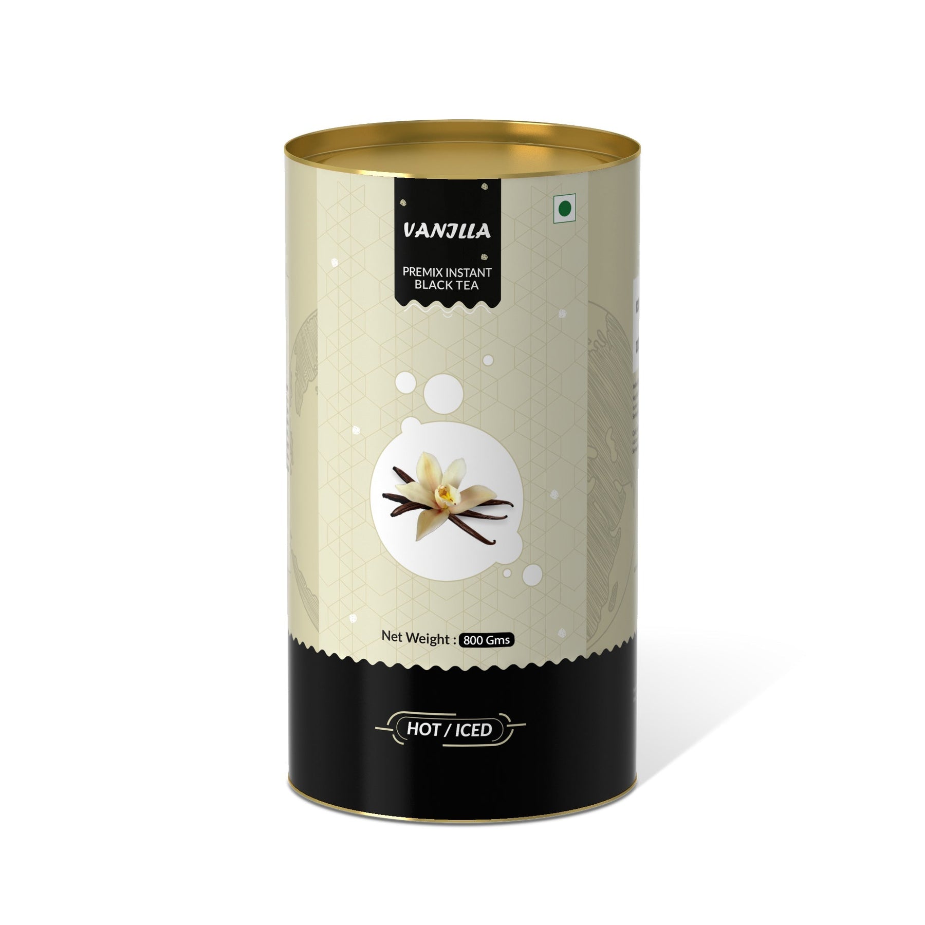 Vanilla Flavored Instant Black Tea - 400 gms