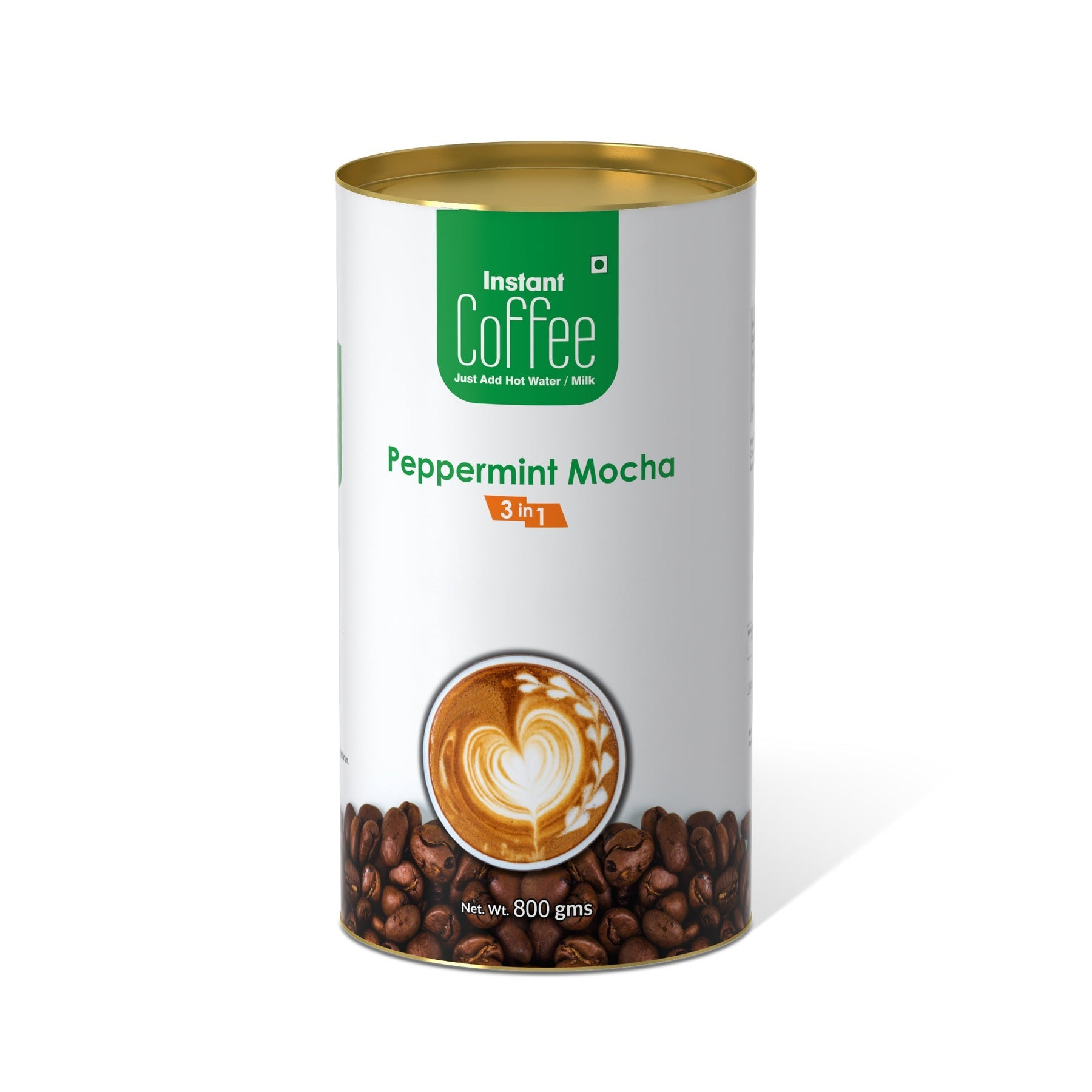 Peppermint Mocha Instant Coffee Premix (3 in 1) - 800 gms