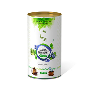 Lemon Blueberry Flavored Instant Green Tea - 400 gms