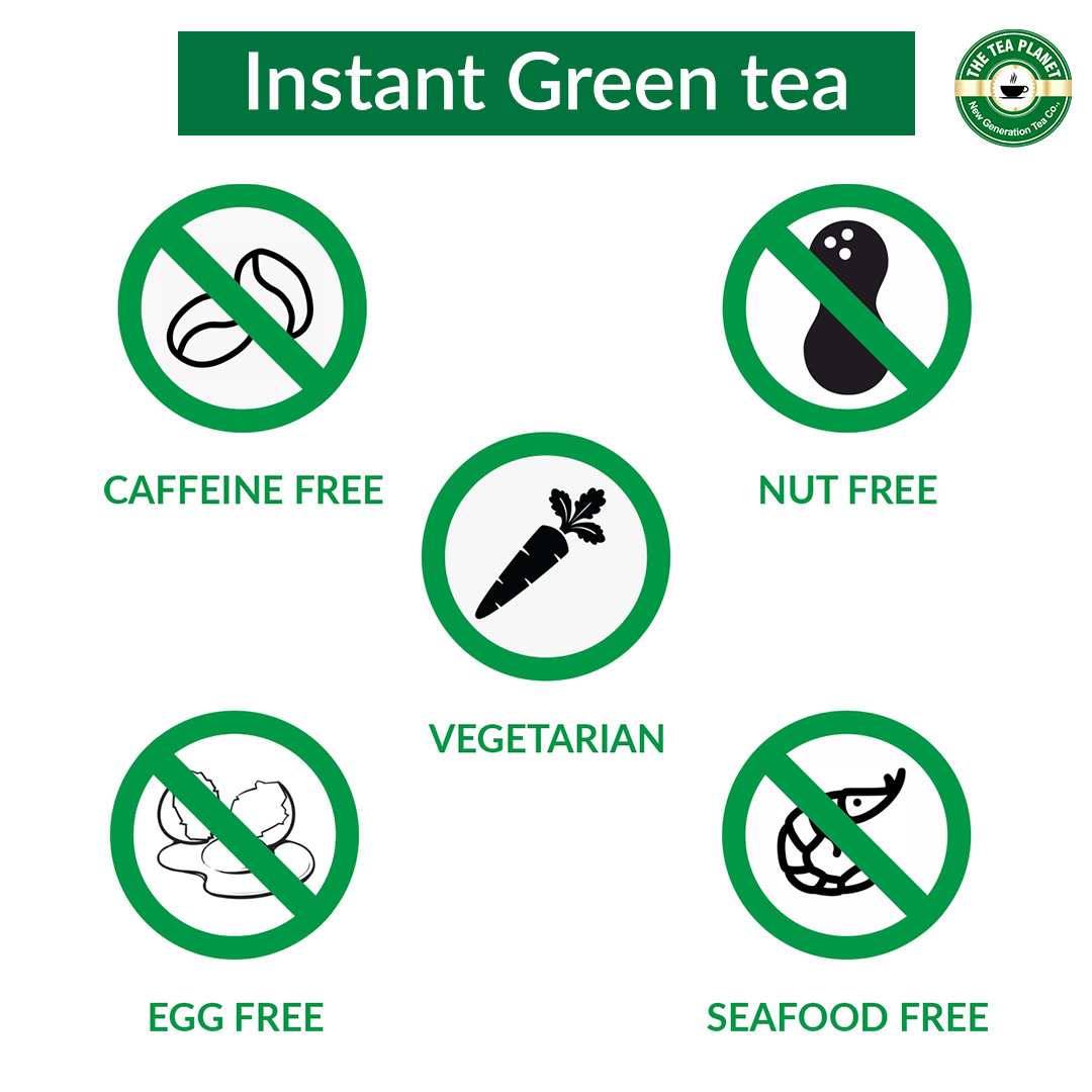 Cococnut Orange Flavored Instant Green Tea