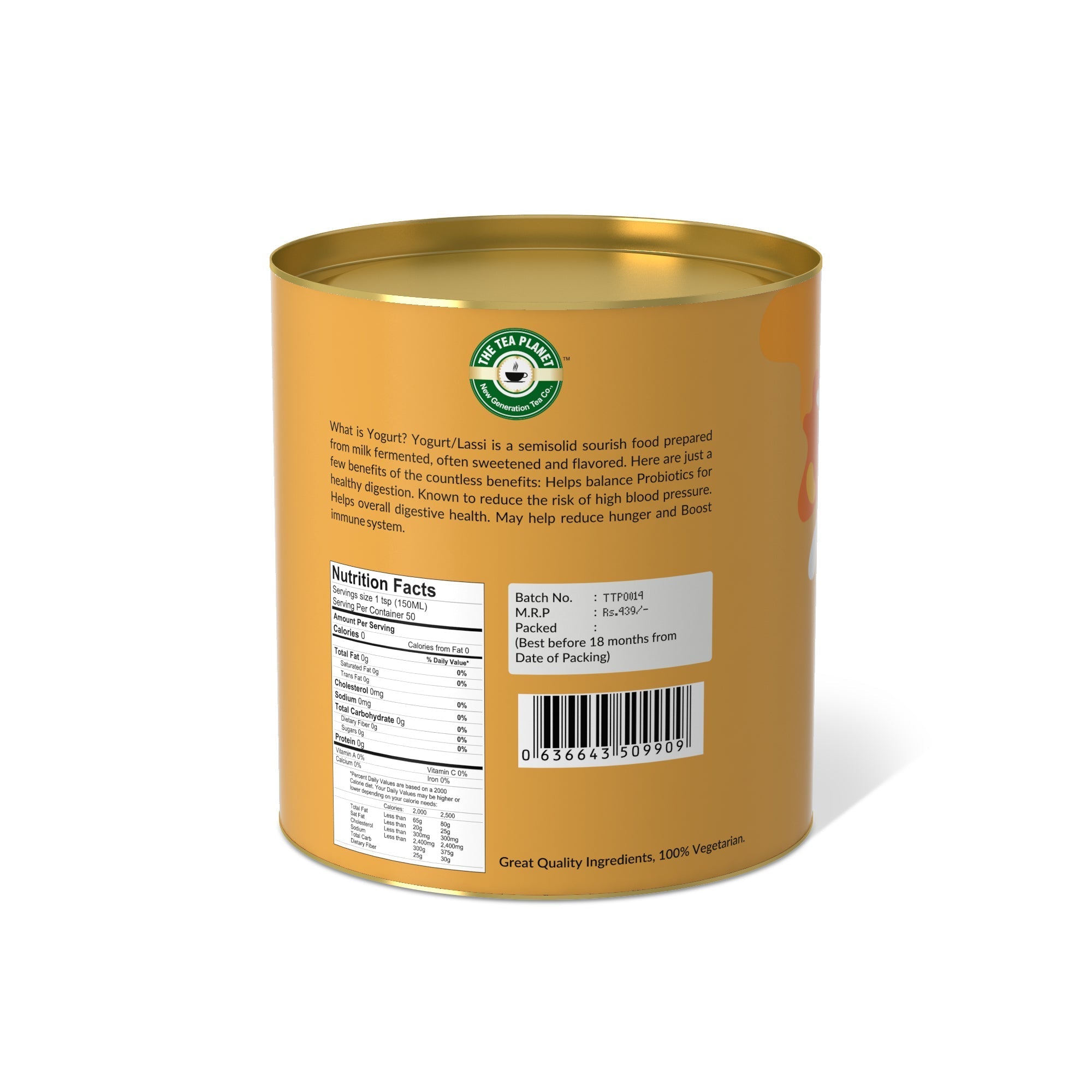 Mandarin Orange Yogurt Mix - 800 gms