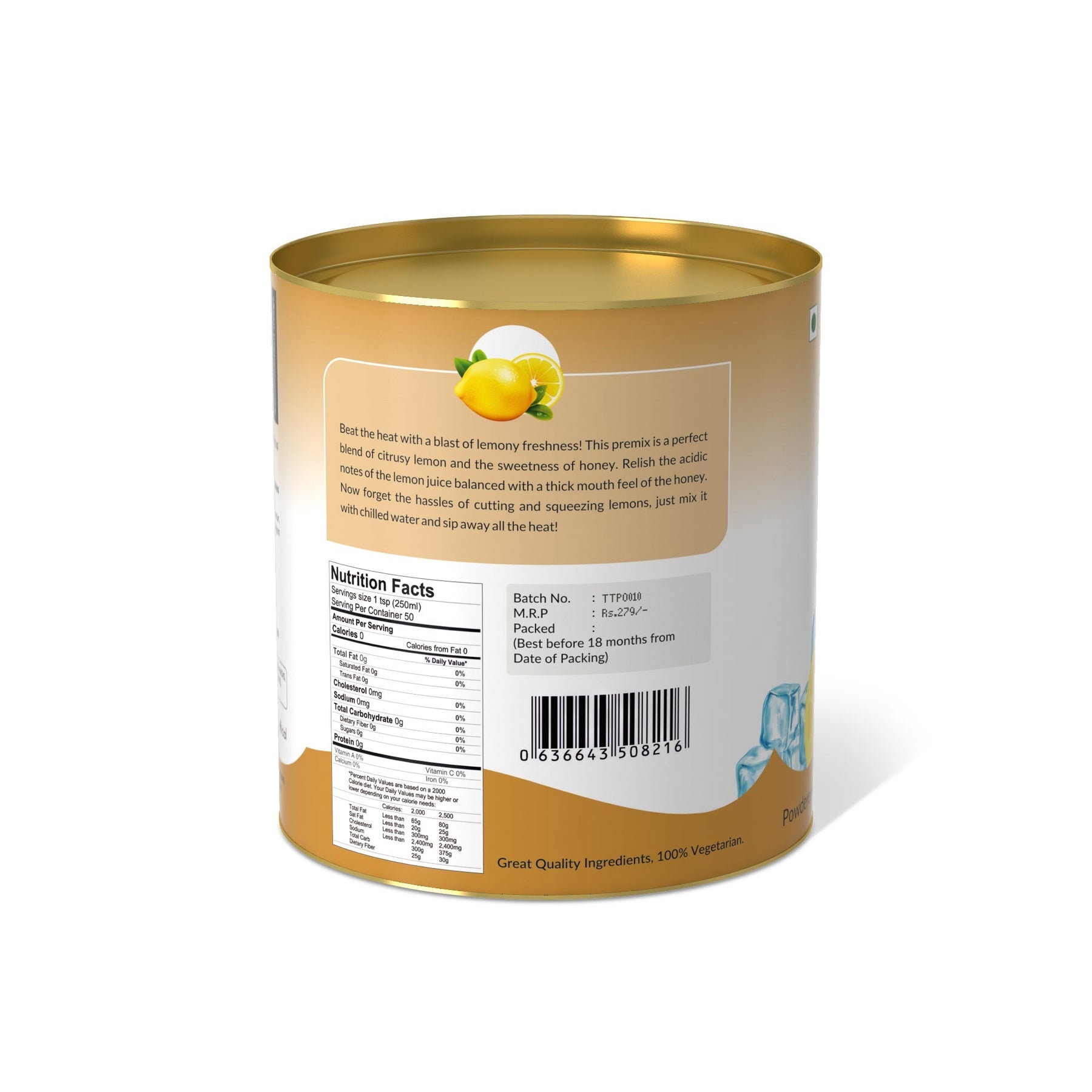 Ginger Lemonade Premix - 400 gms