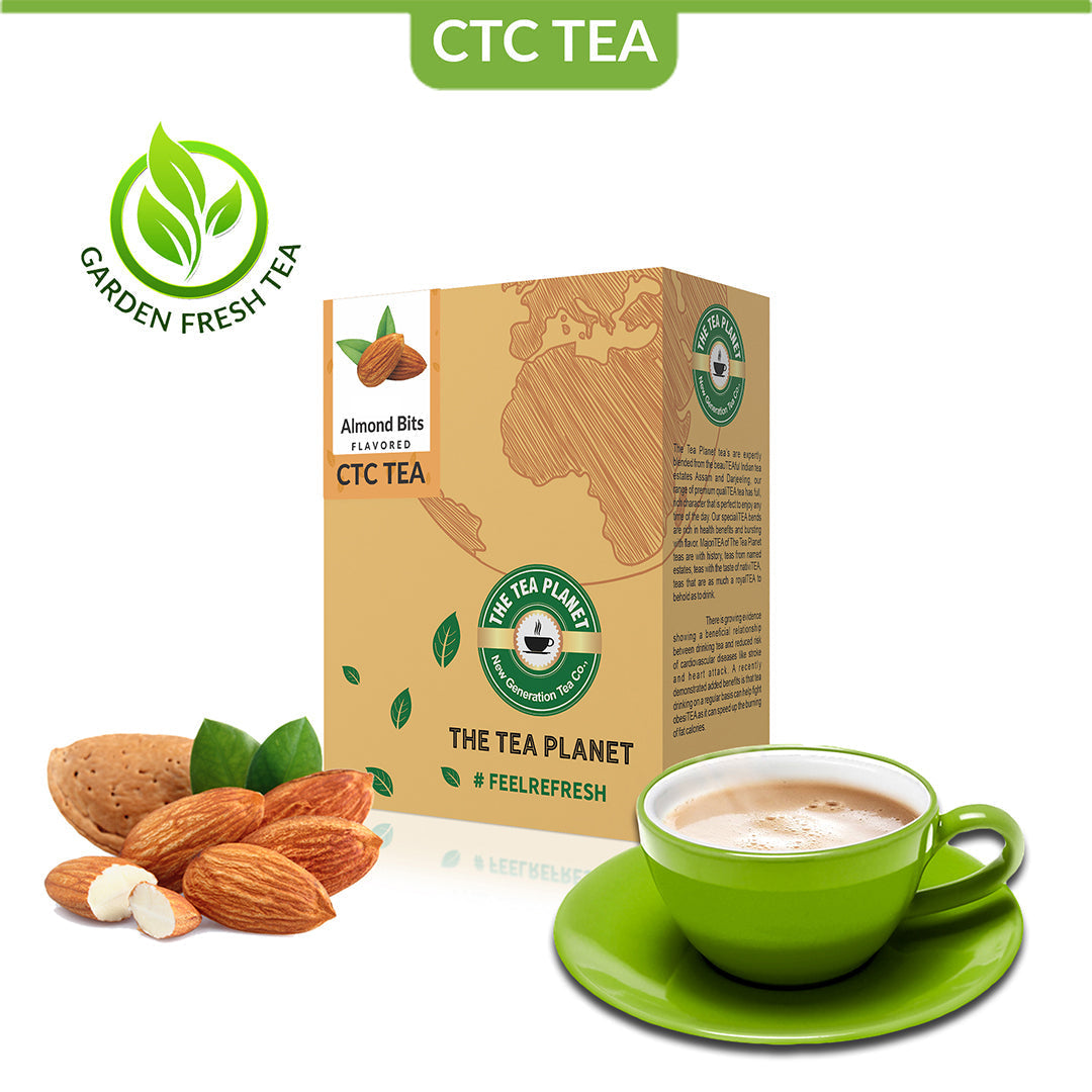 Almond Flavored CTC Tea - 200 gms