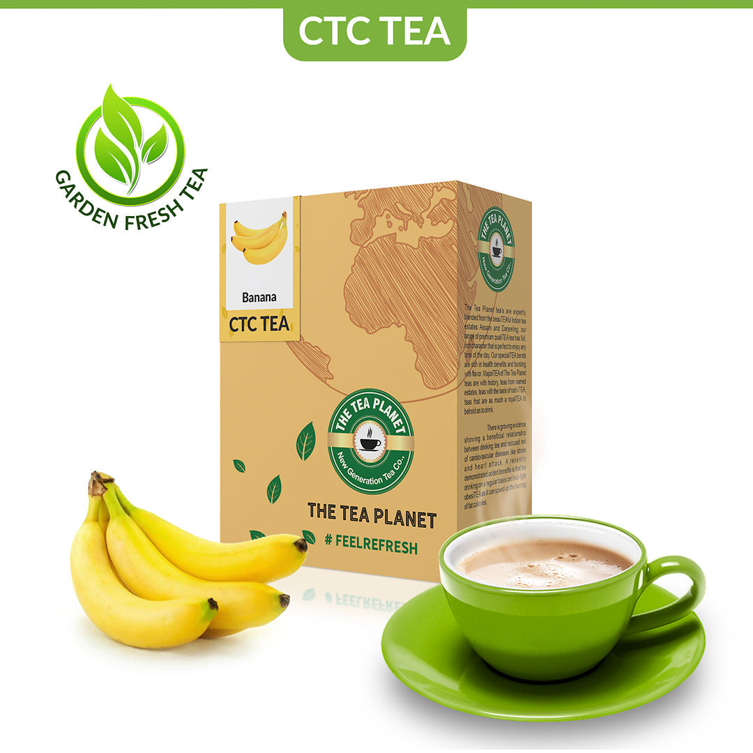 Banana Flavored CTC Tea - 200 gms