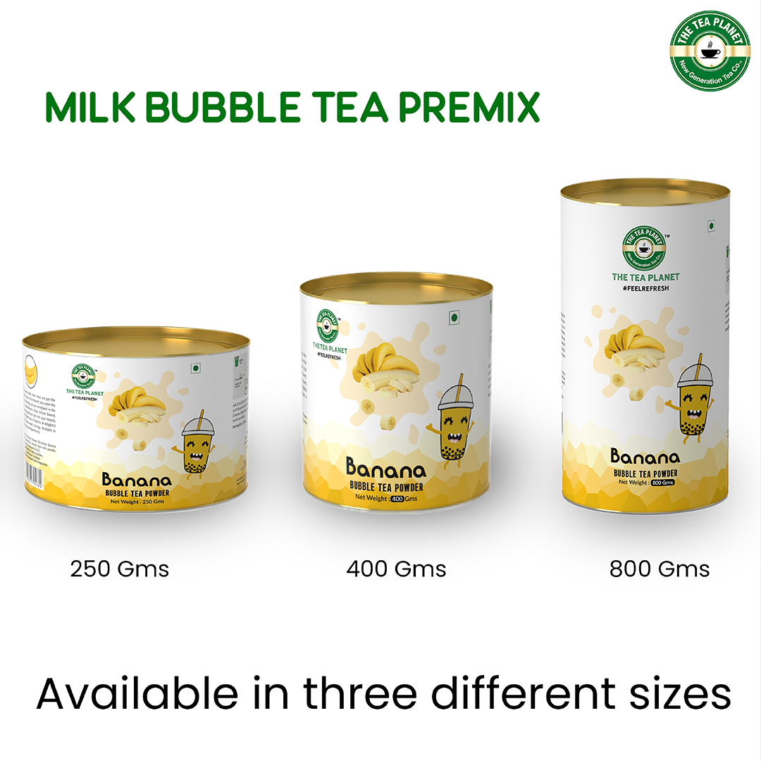 Banana Bubble Tea Premix - 800 gms