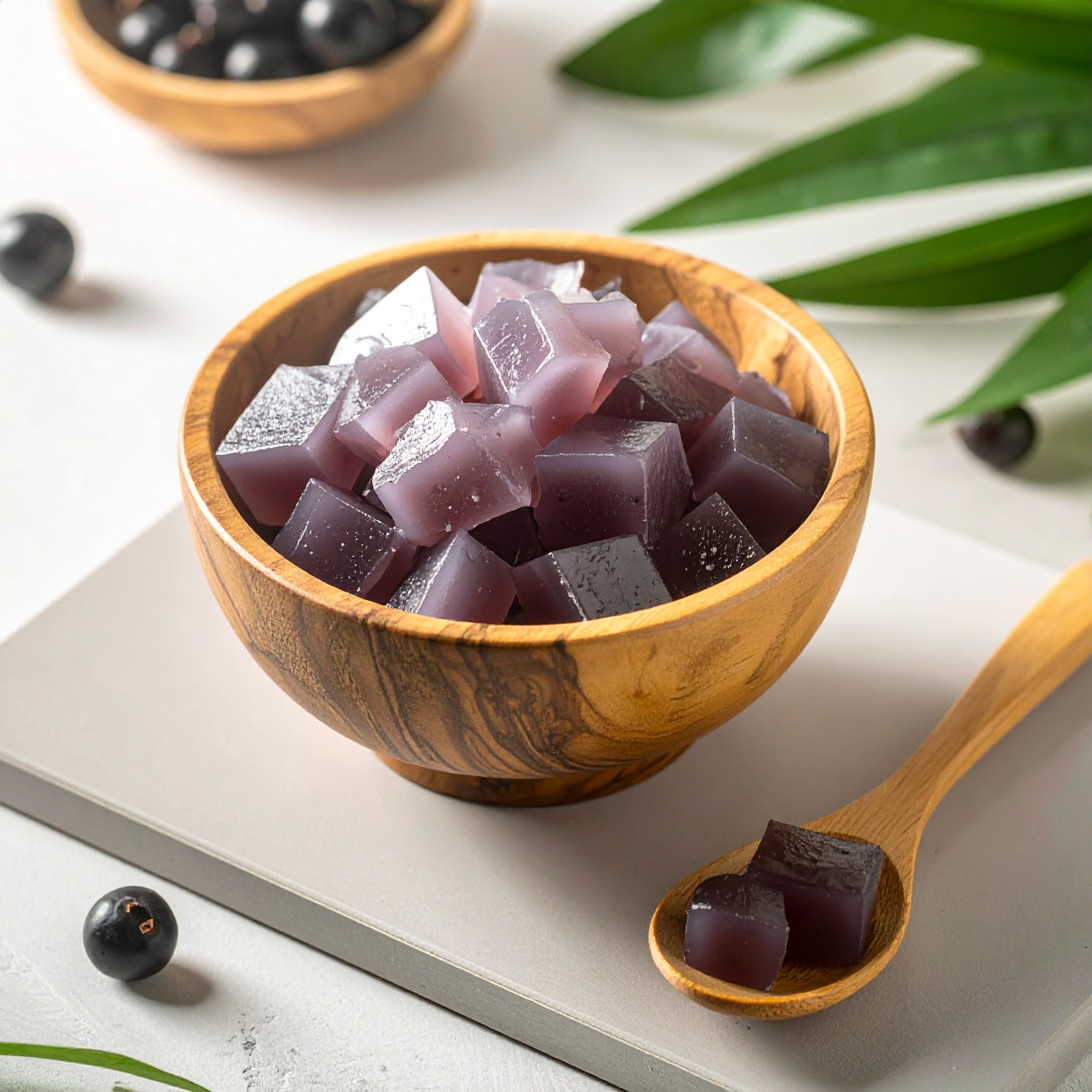 Blackcurrant Nata De Coco - 400 gms