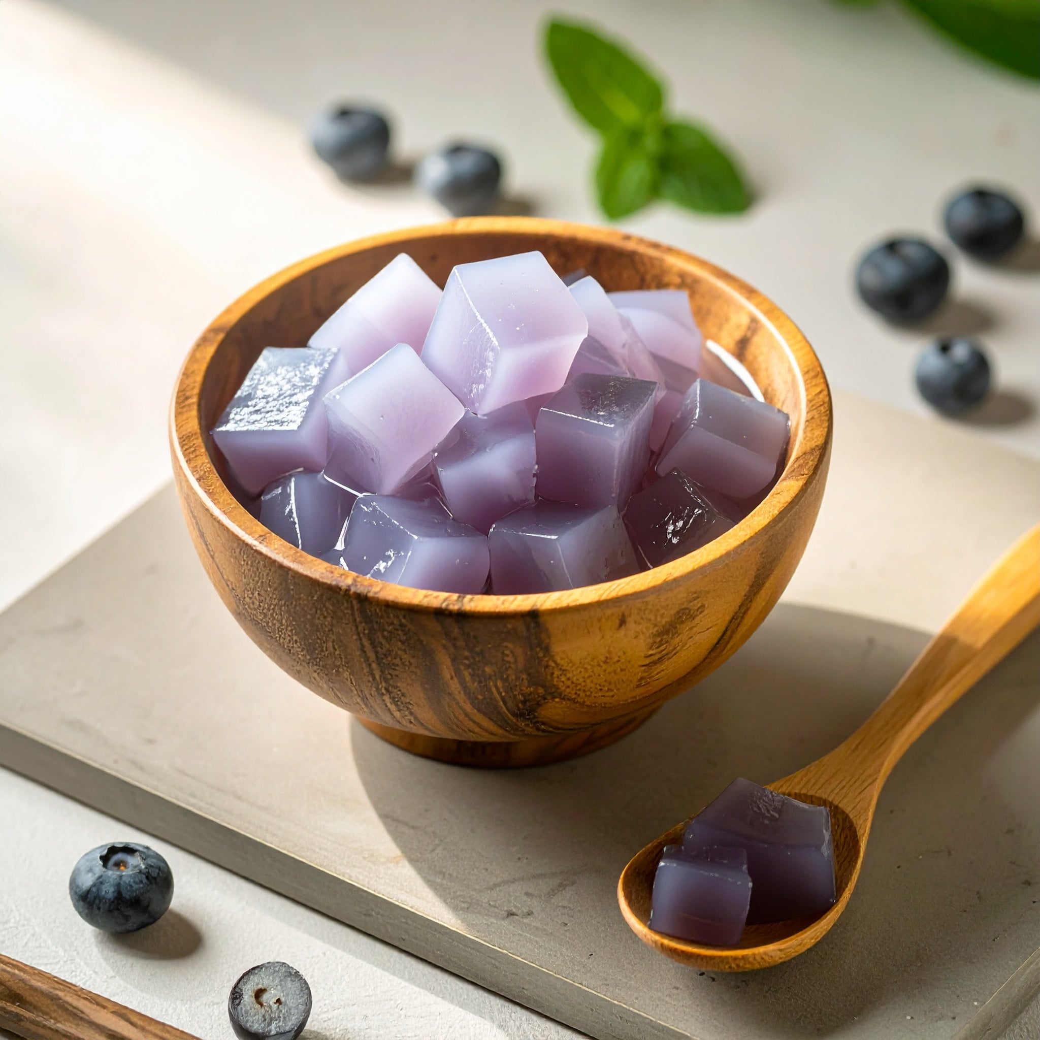 Blueberry Nata De Coco - 400 gms
