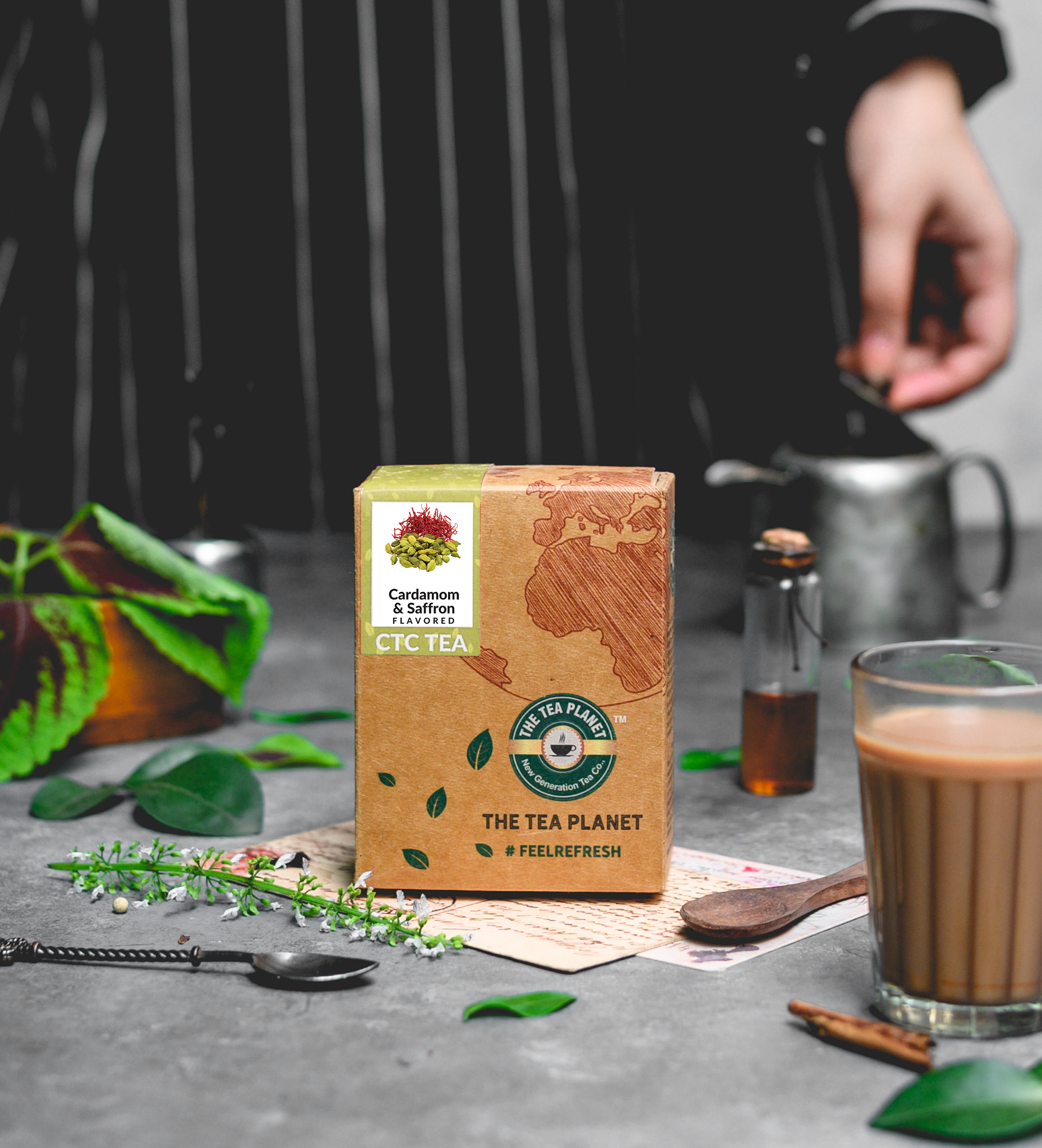 Kesar Elaichi Flavored CTC Tea 5