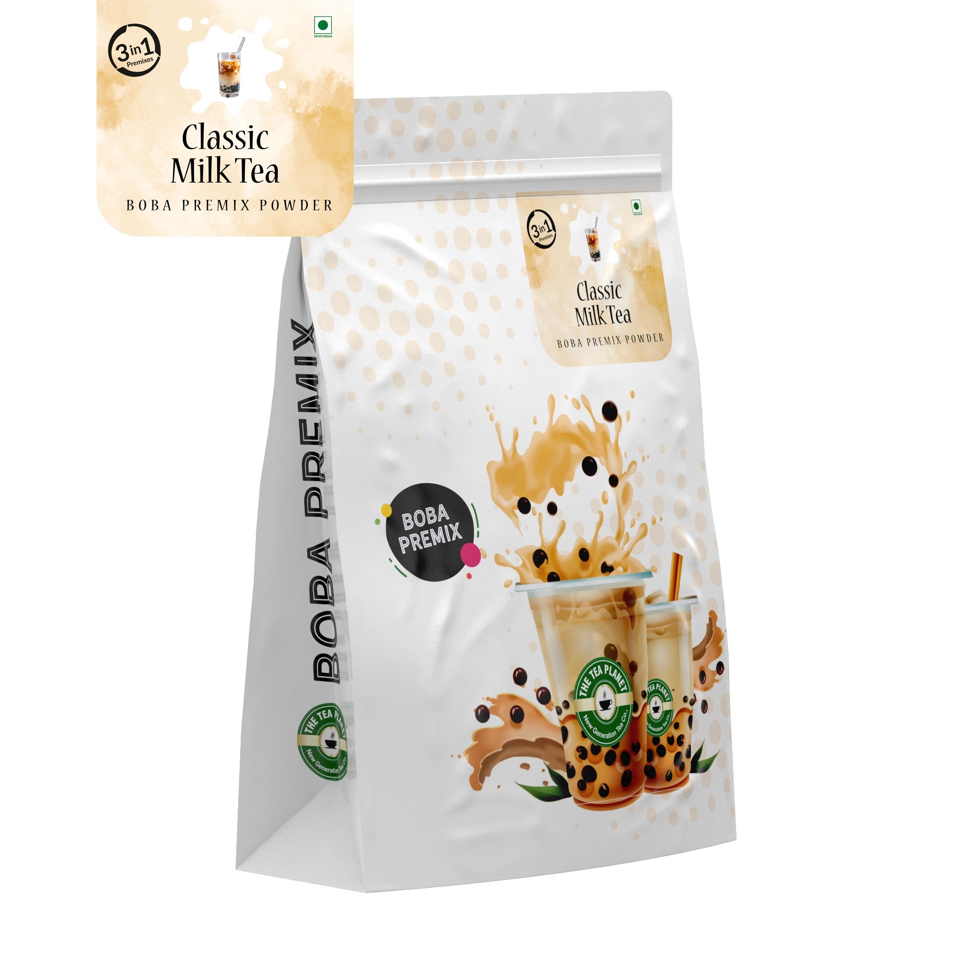 Regular or Classic milk tea BUbble Tea Premix (3 in 1) - 1Kg