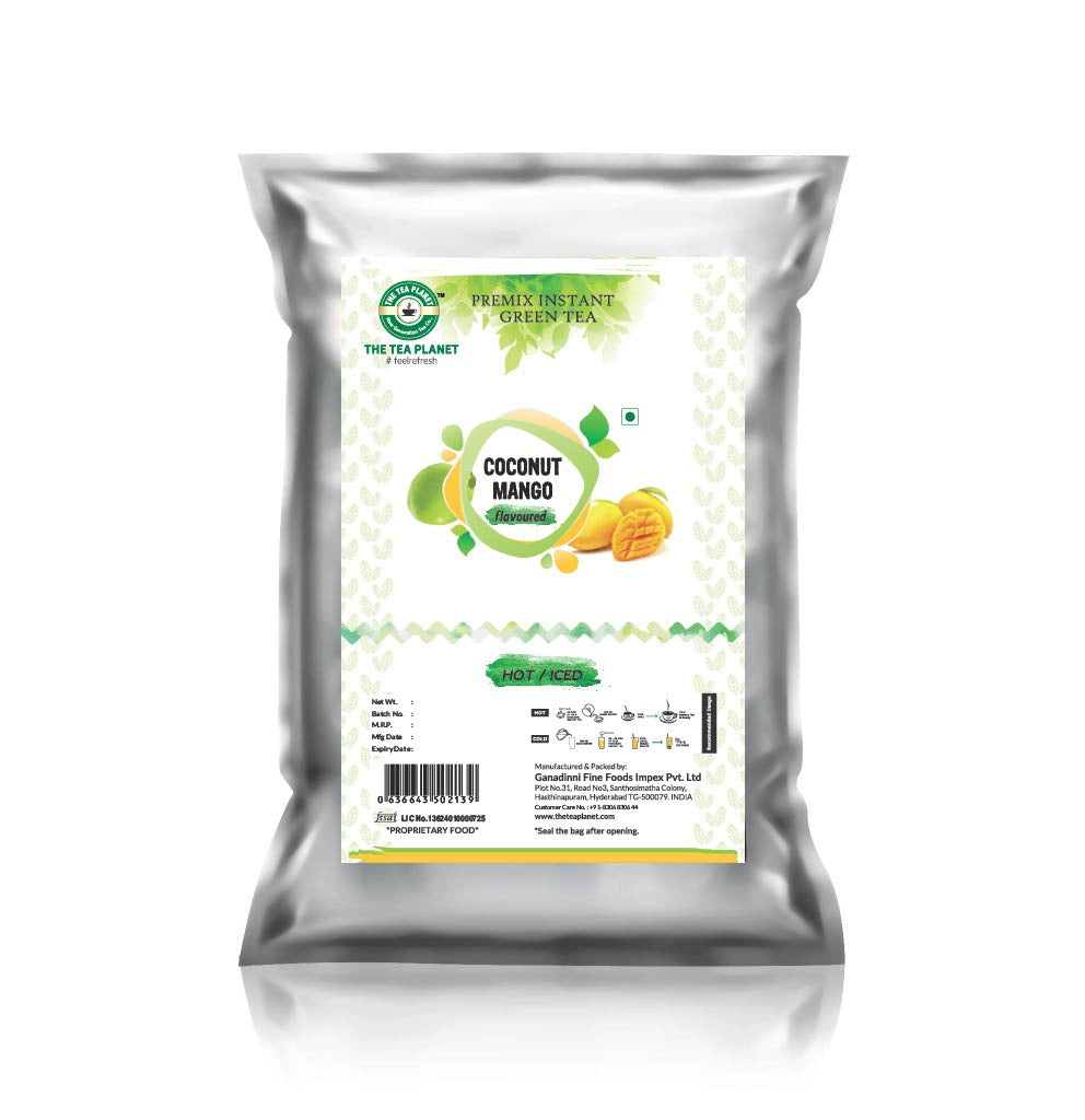 Coconut Mango Flavored Instant Green Tea