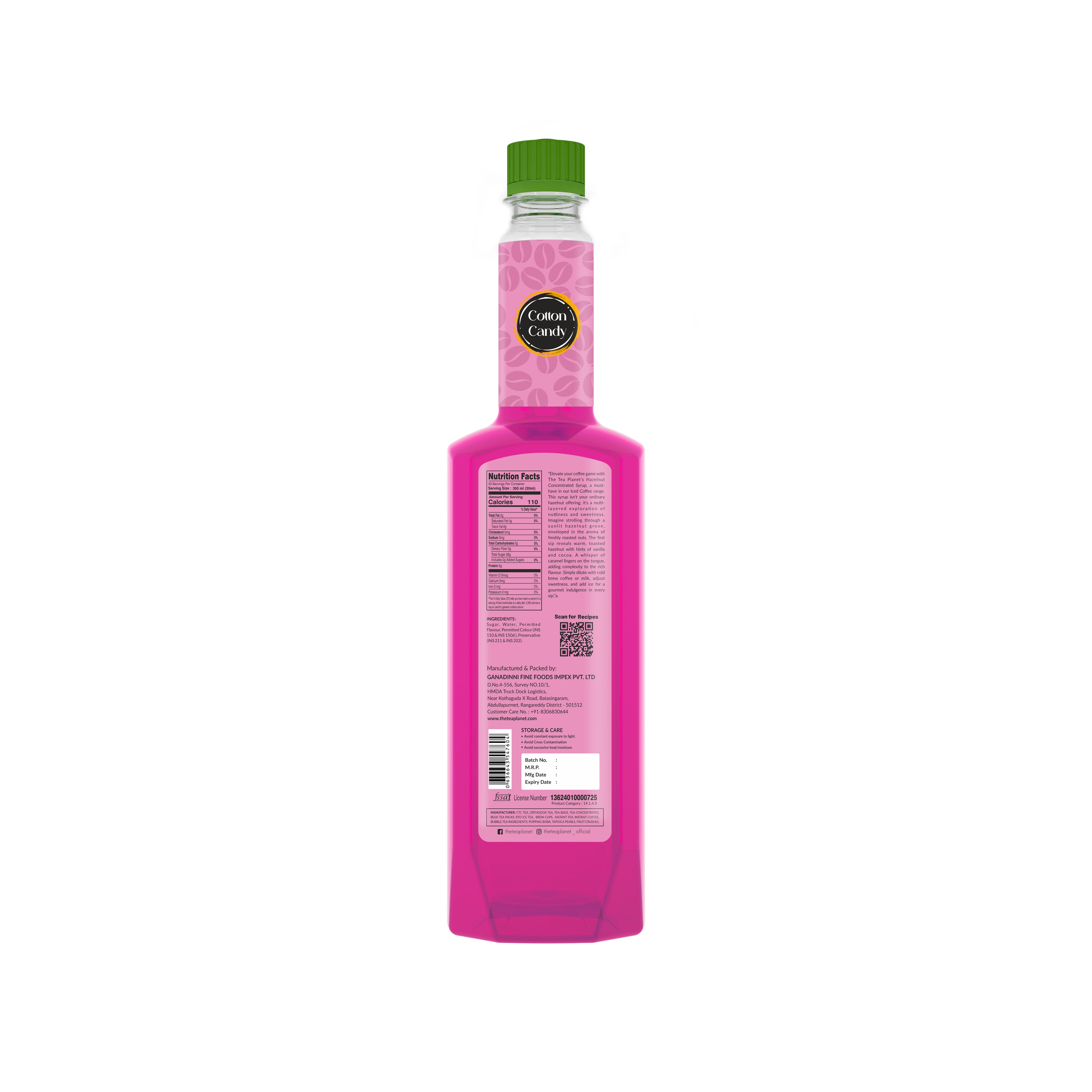 Cotton Candy Syrup - 1 Lt