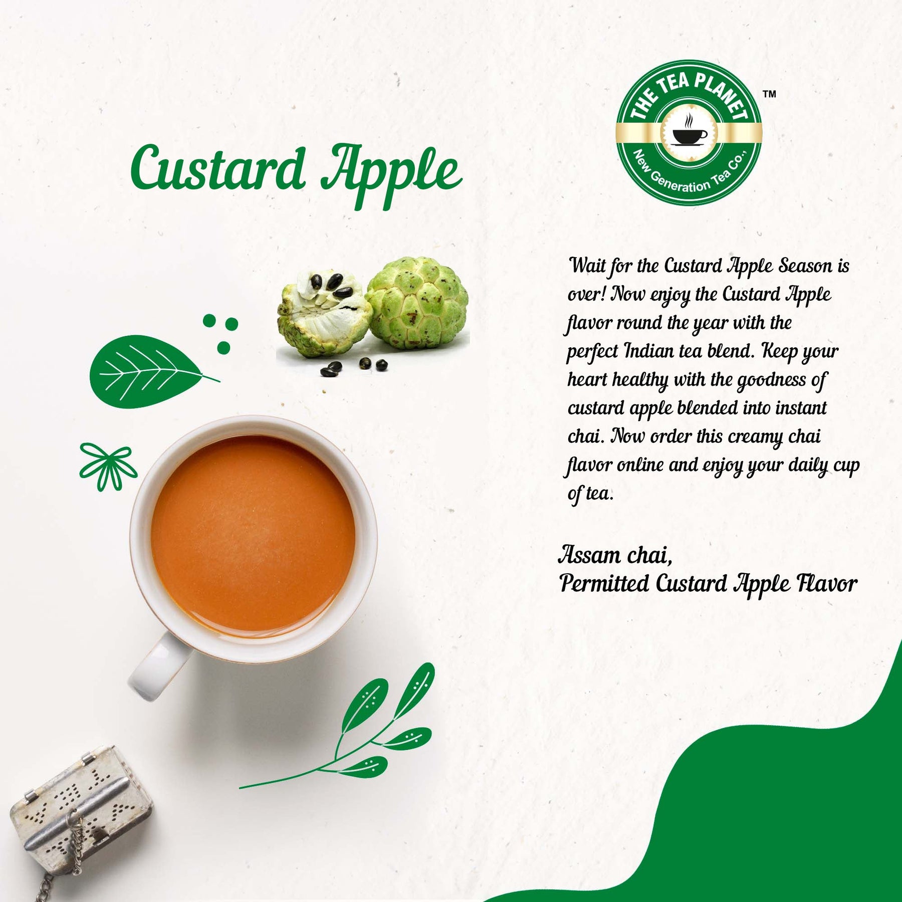 Custard Apple CTC Tea 3