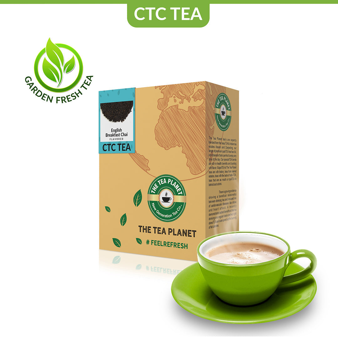 English Breakfast Chai Flavored CTC Tea - 400 gms