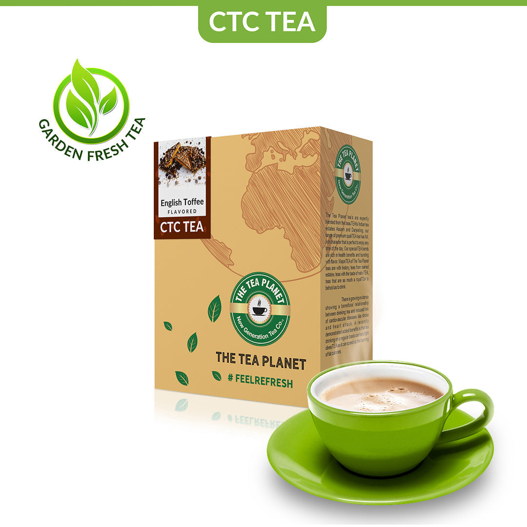 English Toffee Flavored CTC Tea - 400 gms