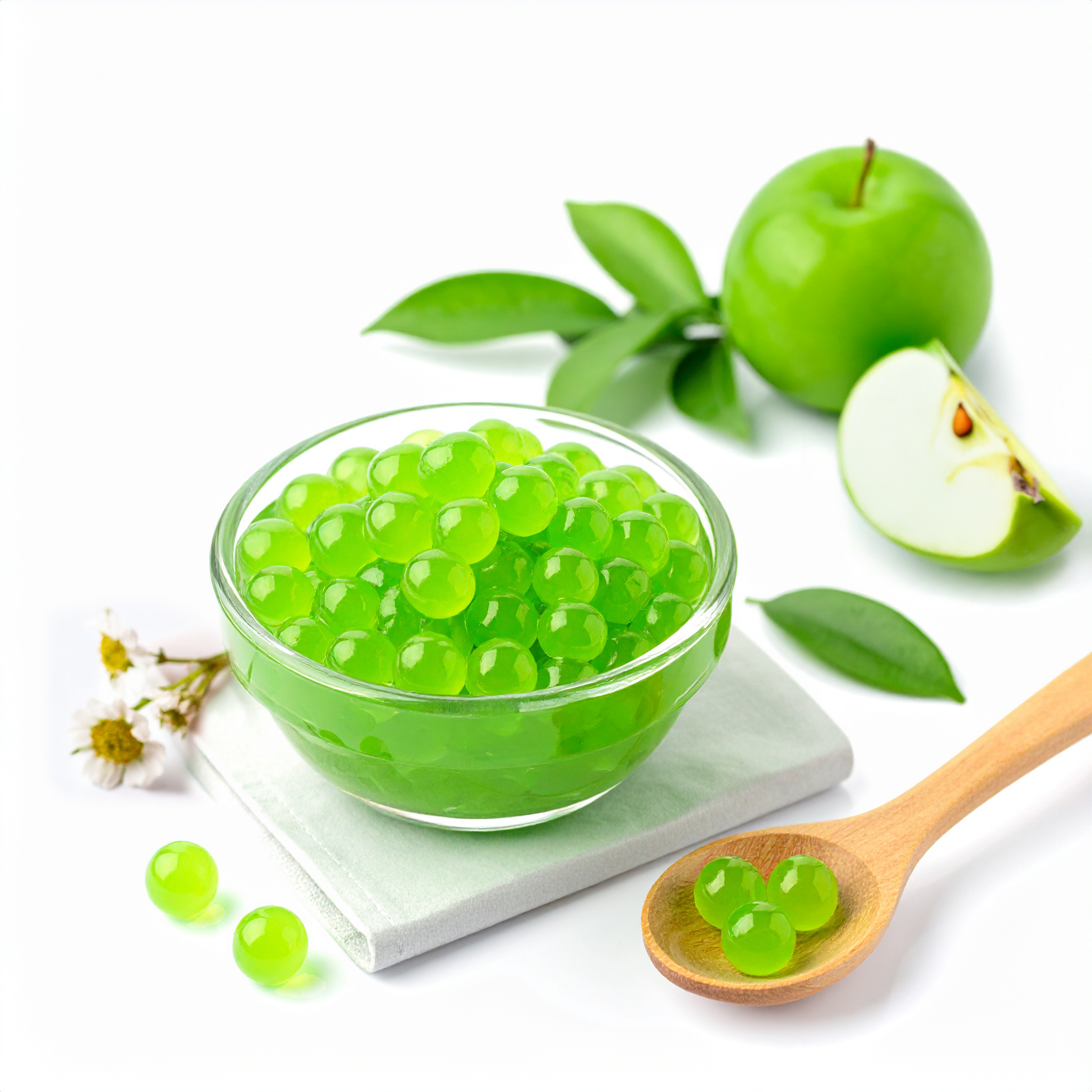 Green Apple Popping Boba - 400 gms