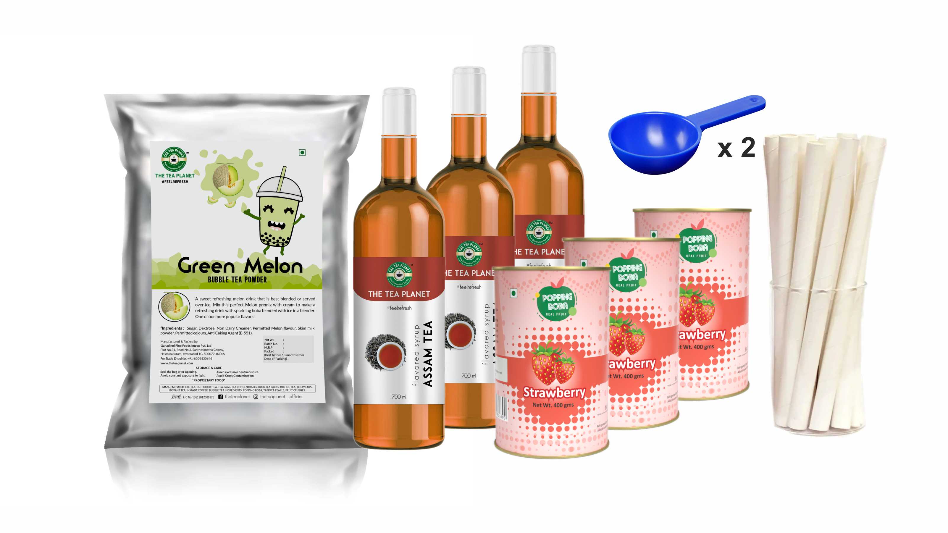Green Melon Exotic Milk Tea Starter Kit