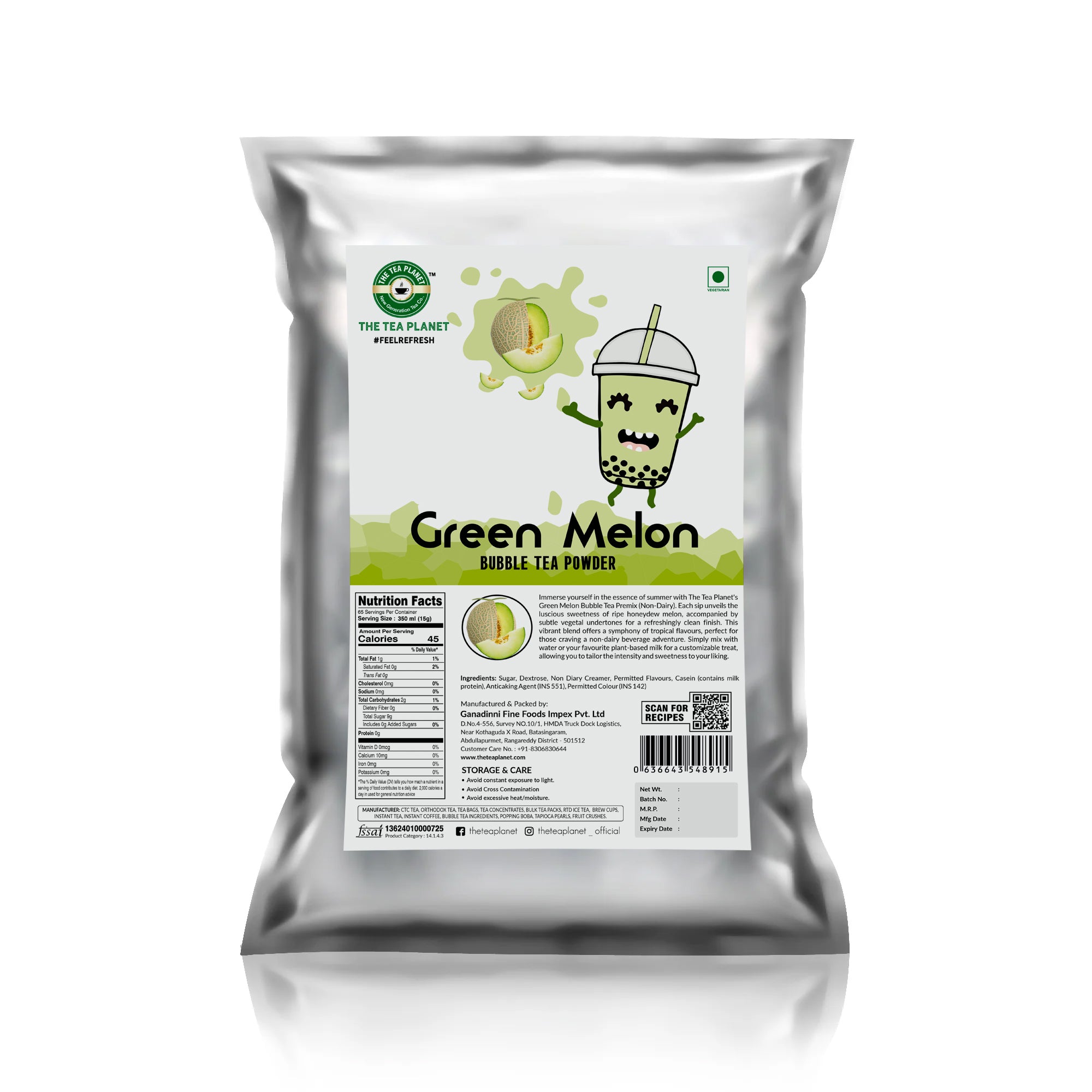 Green Melon Bubble Tea Premix