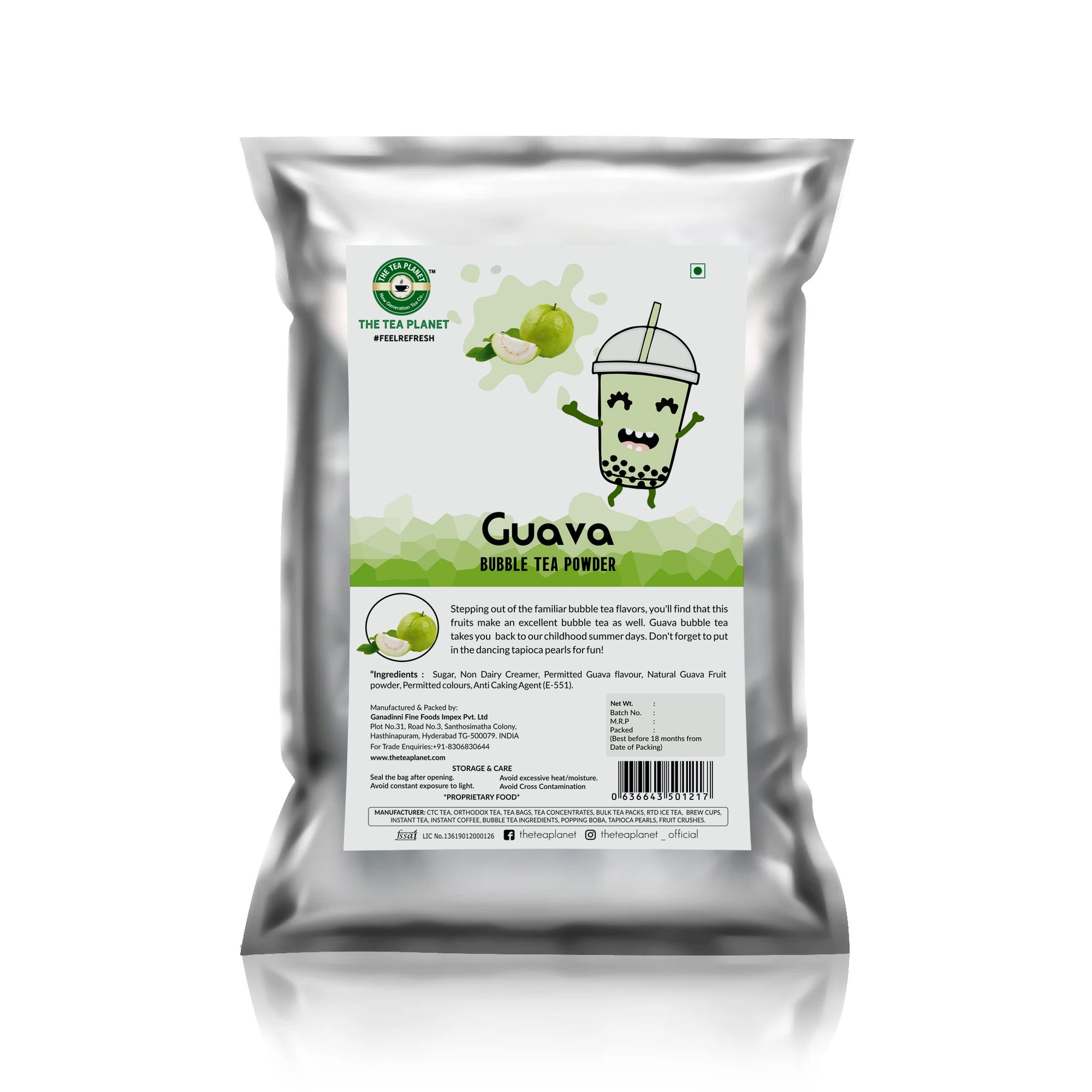 Guava Bubble Tea Premix - 1kg