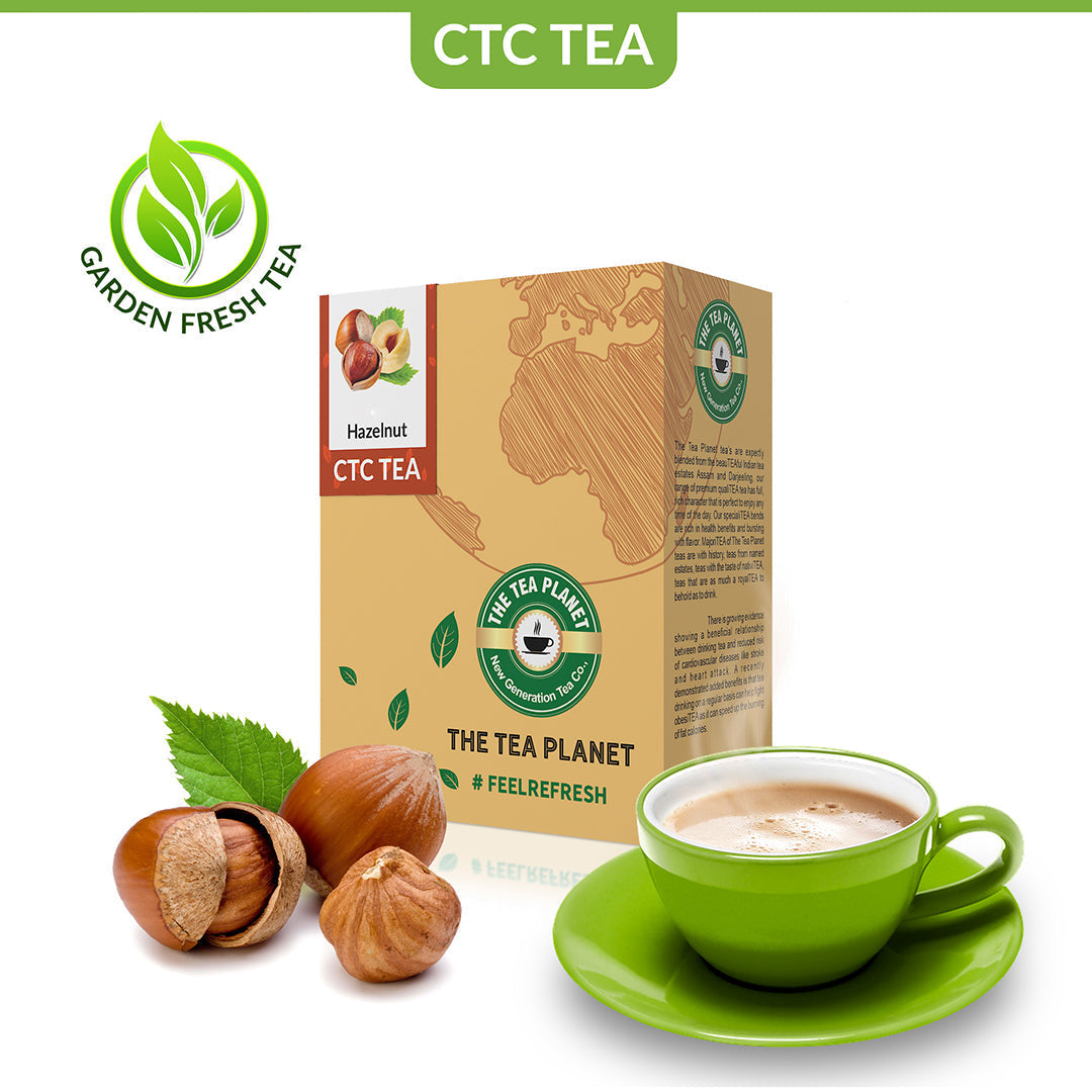 Hazelnut Flavored CTC Tea - 400 gms