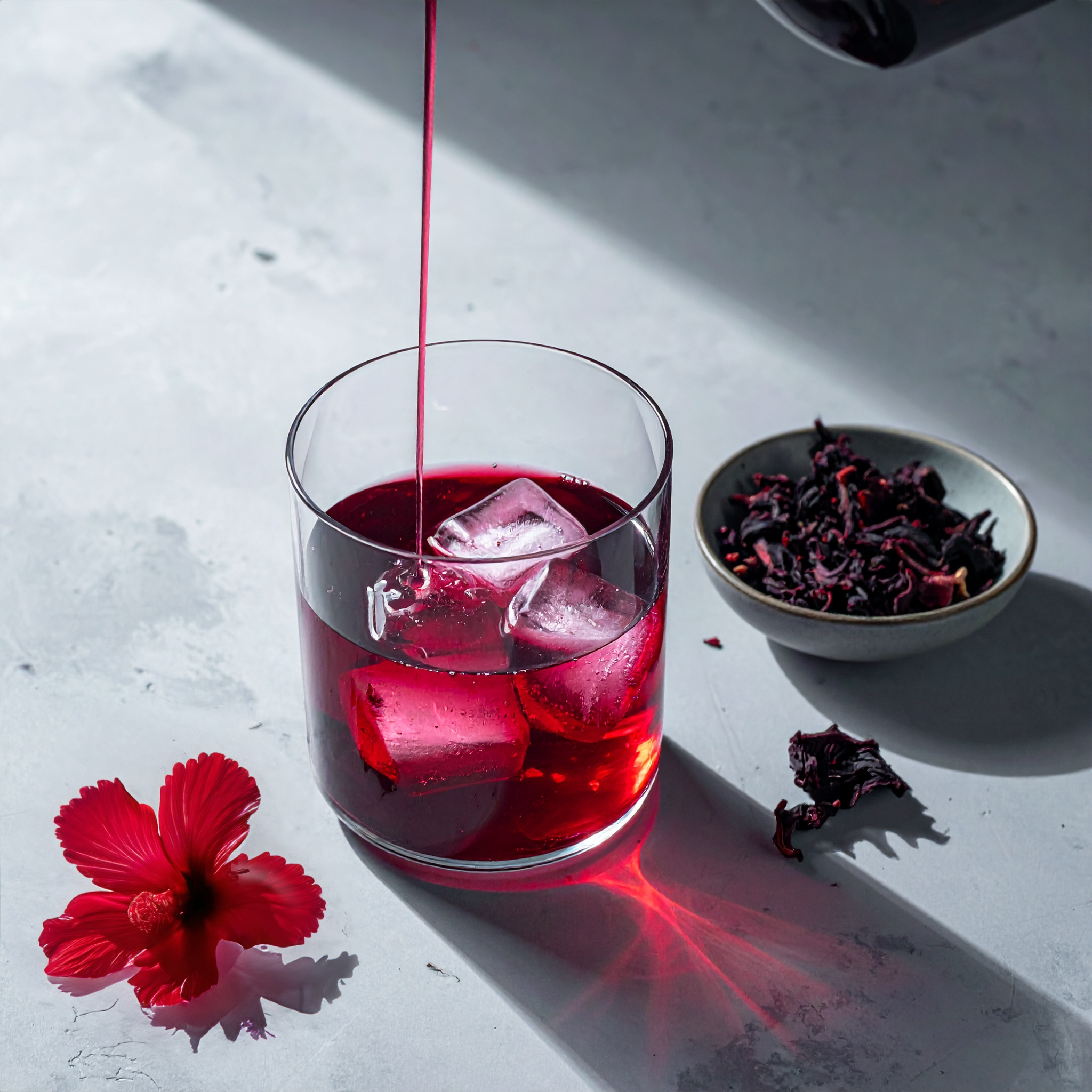 Hibiscus Syrup -  1 Lt