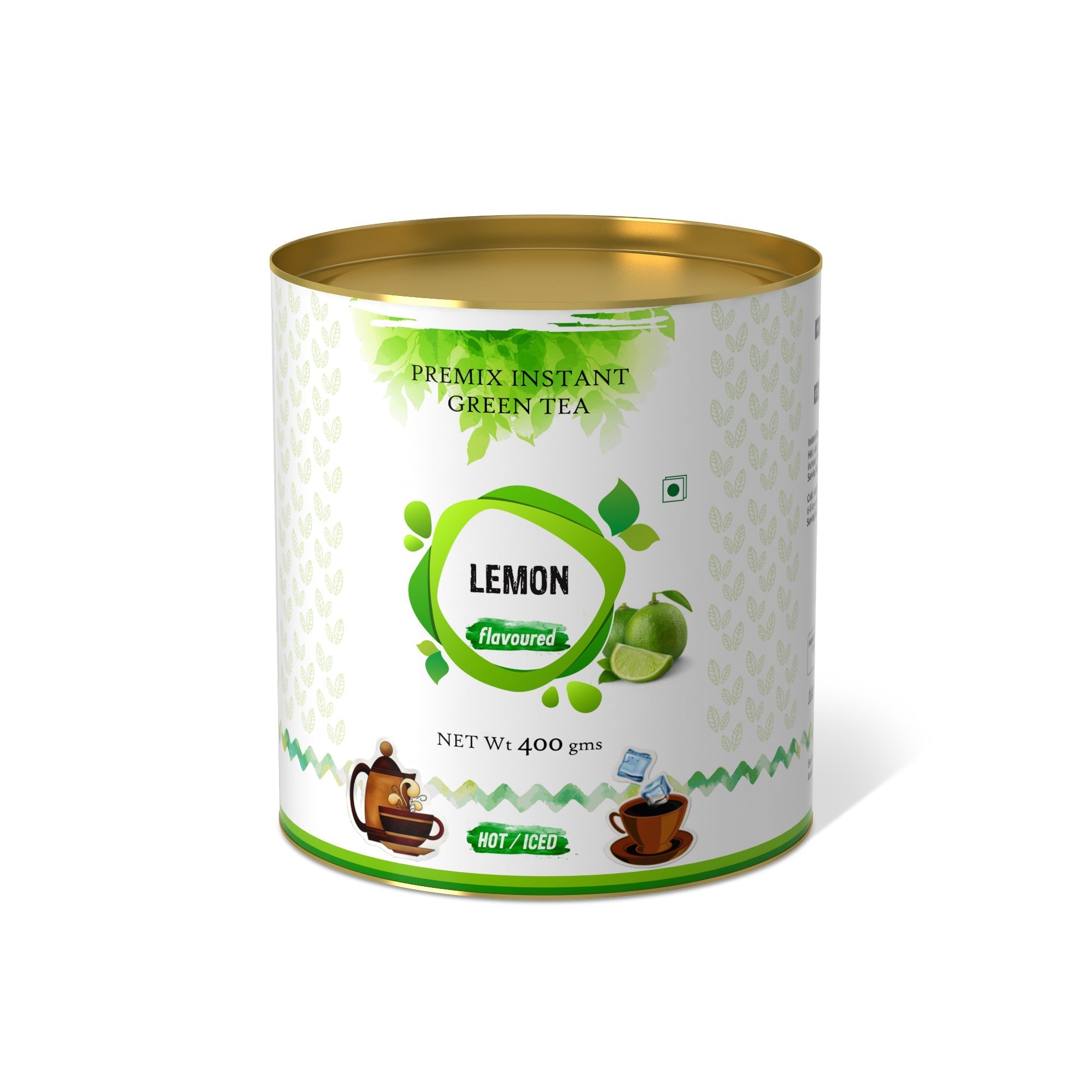 Lemon Flavored Instant Green Tea - 800 gms
