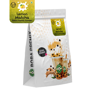 Lemon Matcha Bubble Tea Premix (3 in 1) - 1Kg
