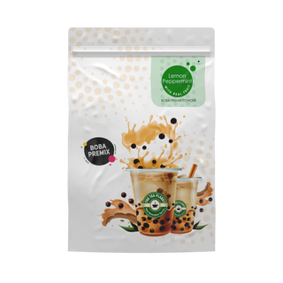 lemon & peppermint Fruit Bubble Tea Premix - 1 kg