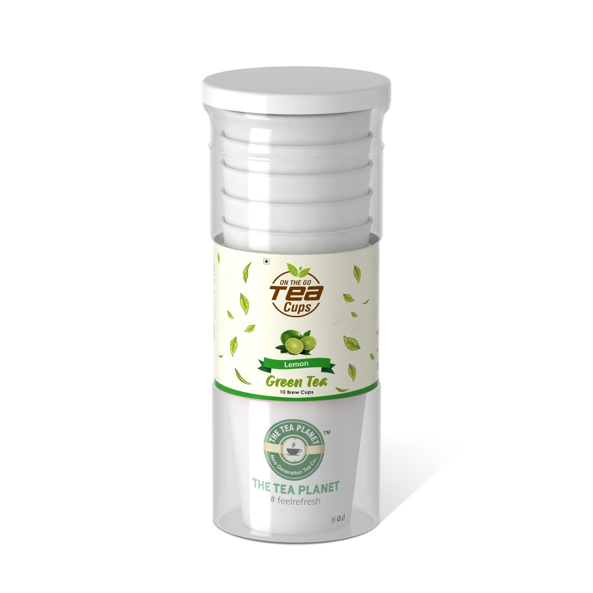 Lemon Instant Green Tea Brew Cup - 20 cups