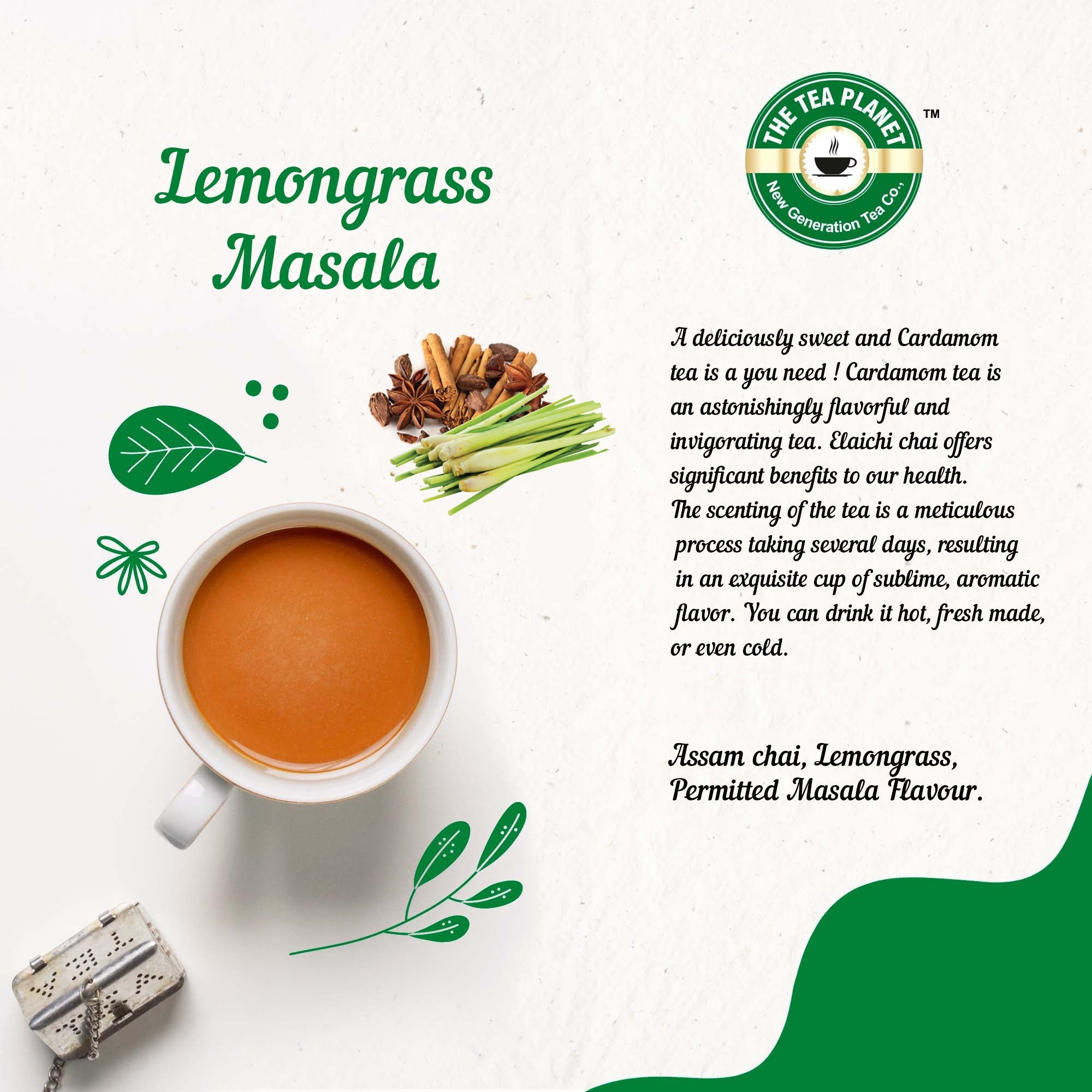 Lemongrass Masala Chai CTC Tea 3