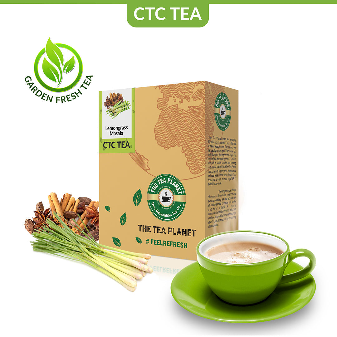 Lemongrass Masala Chai CTC Tea - 400 gms