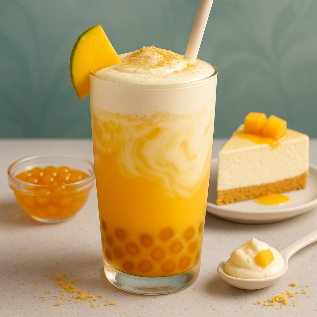 Mango cheese cake Bubble Tea Premix (3 in 1) - 1Kg