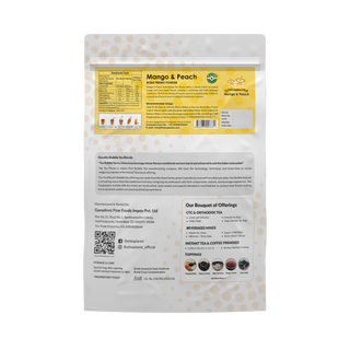 Mango & Peach  Fruit Bubble Tea Premix - 1 kg