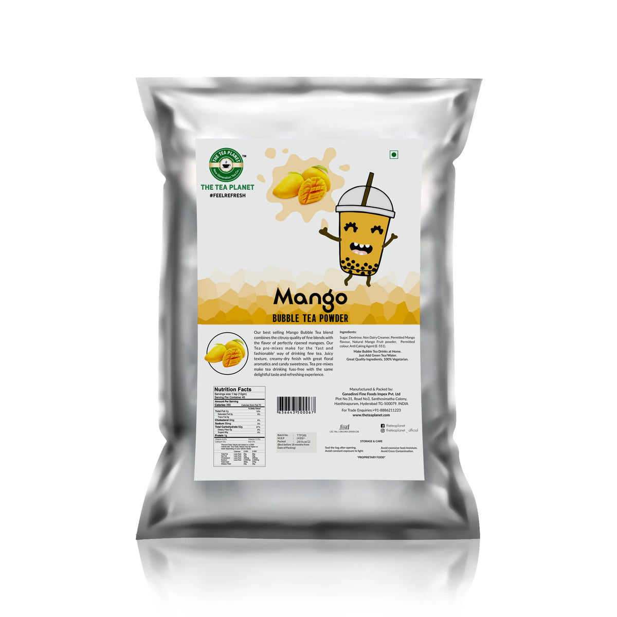 Mango Bubble Tea Premix - 1kg