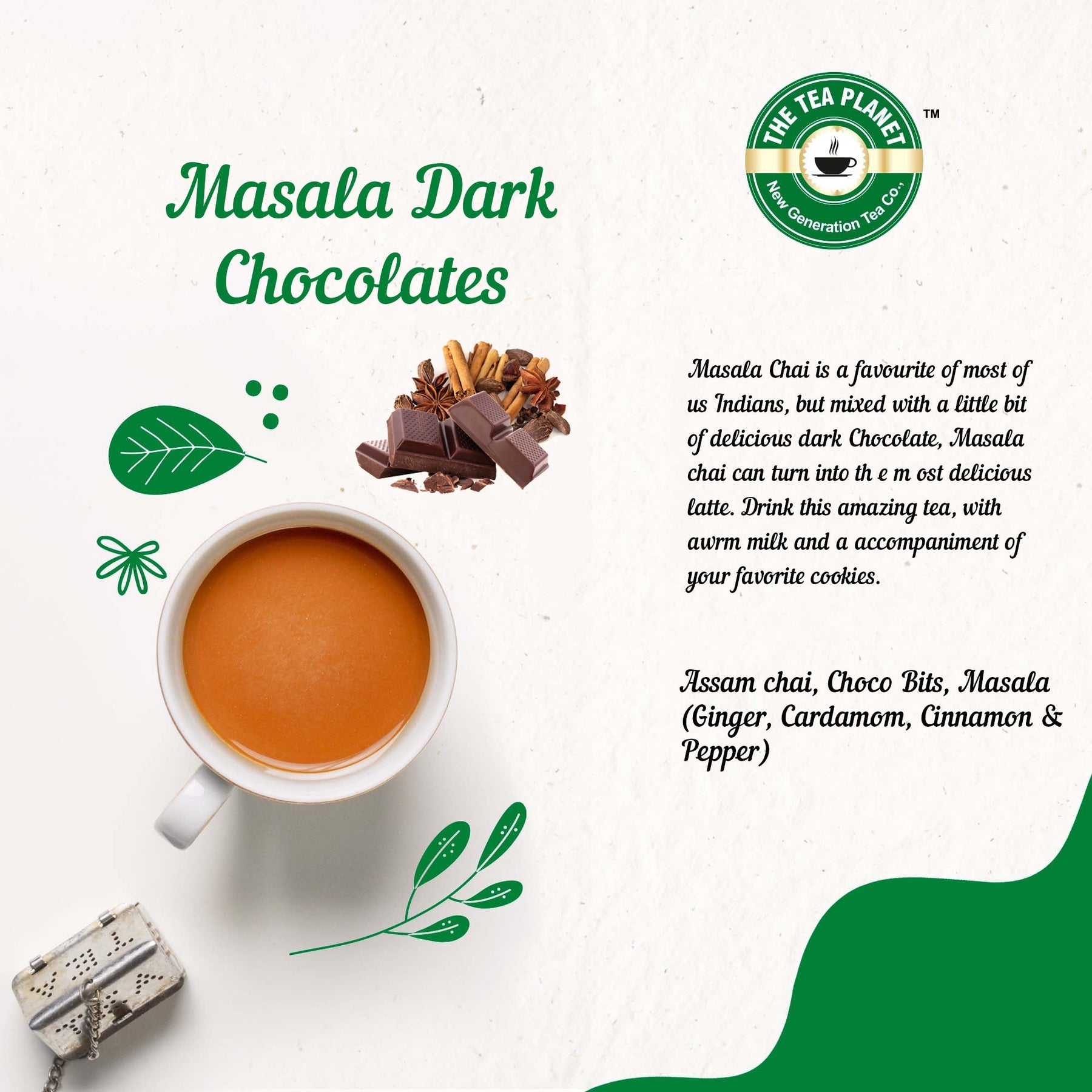 Masala Dark Chocolates CTC Tea 3