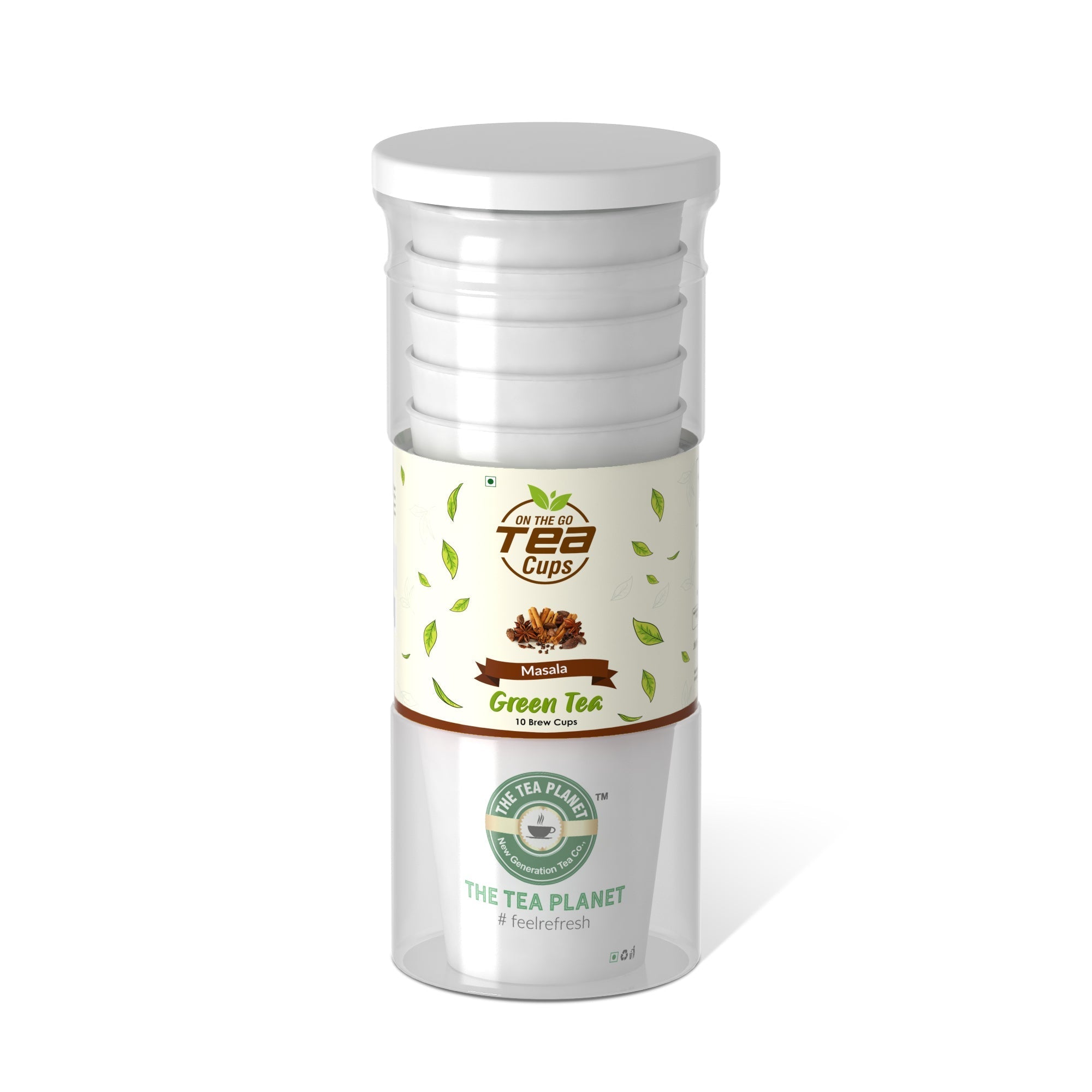 Masala Instant Green Tea Brew Cup - 20 cups