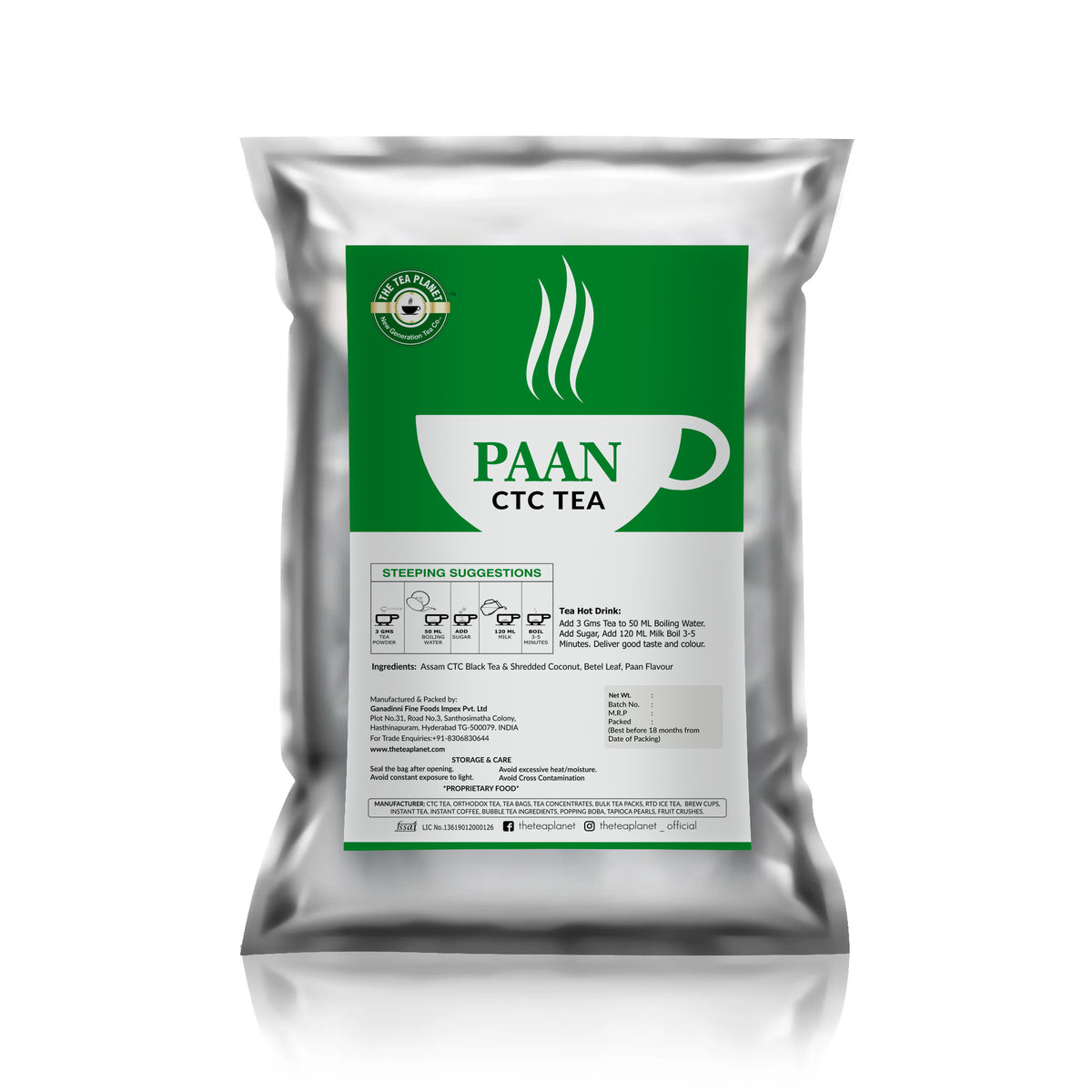 Paan Flavored CTC Tea - 1kg