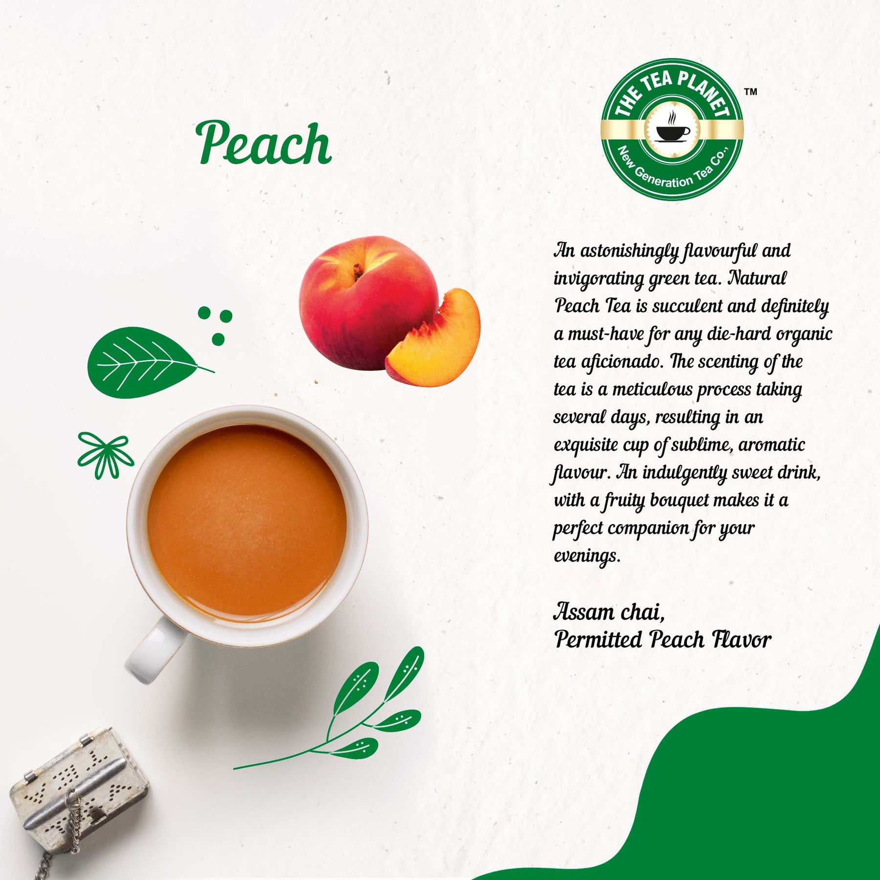 Peach Flavored CTC Tea 3